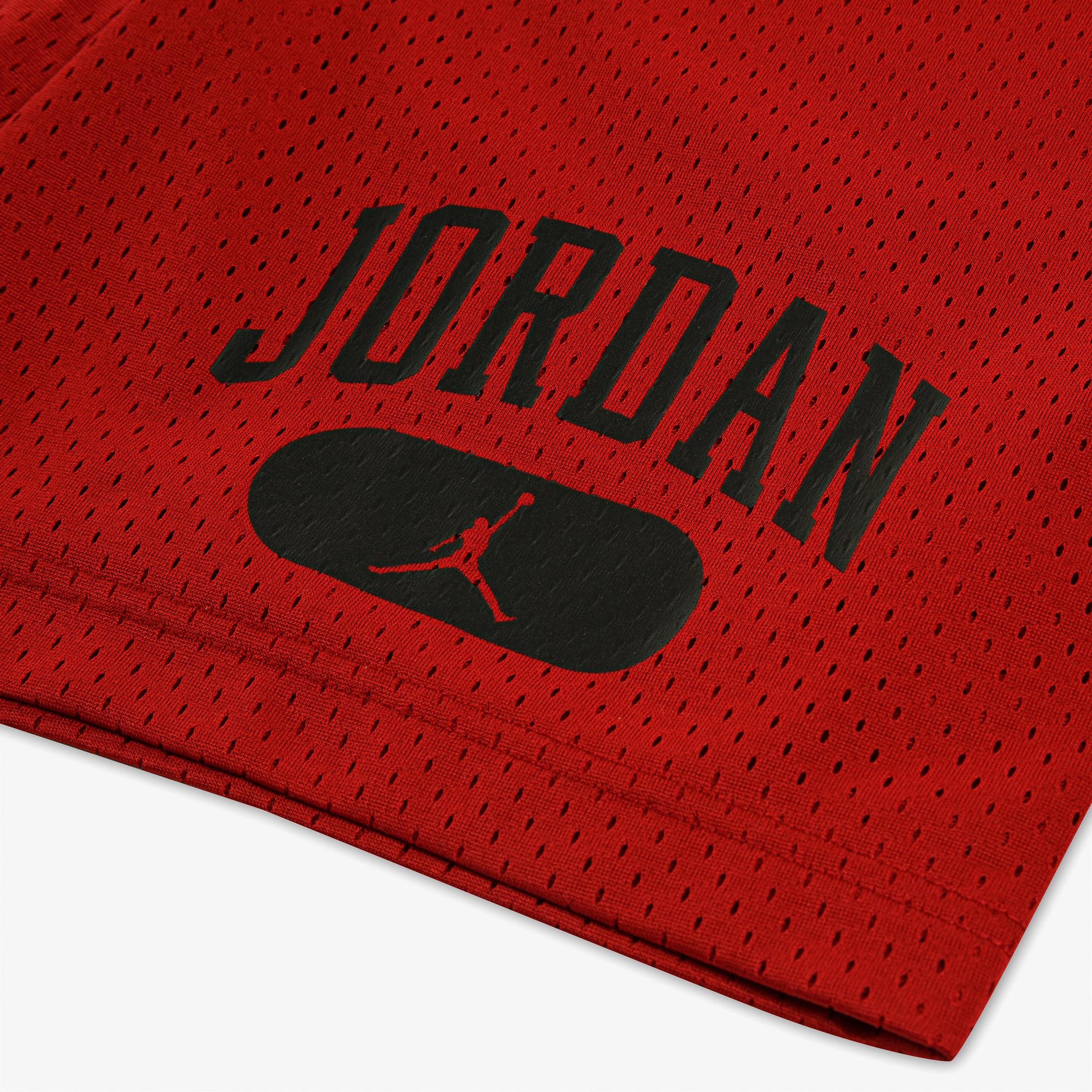 Jordan Mesh Pe Erkek Çocuk Kırmızı Şort