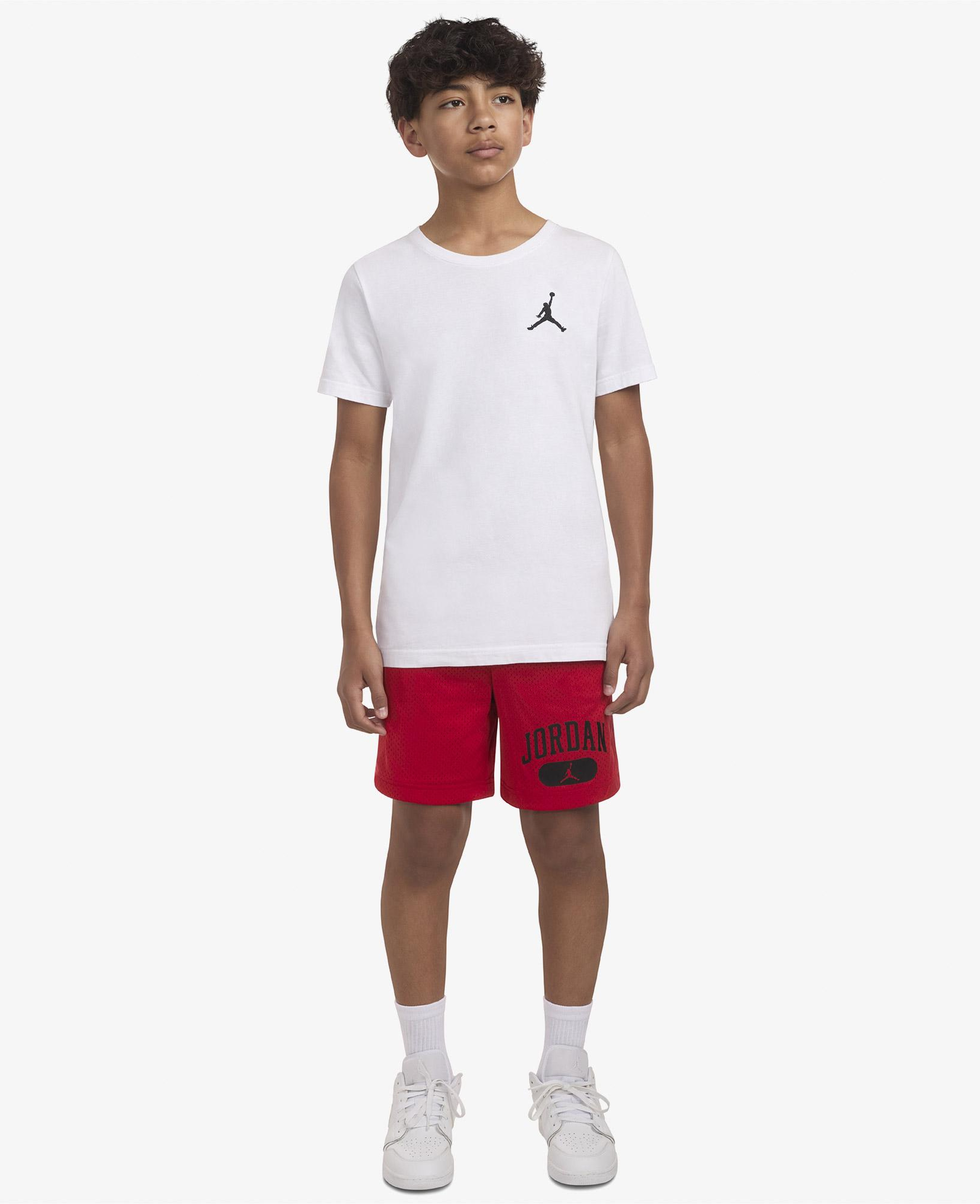 Jordan Mesh Pe Erkek Çocuk Kırmızı Şort