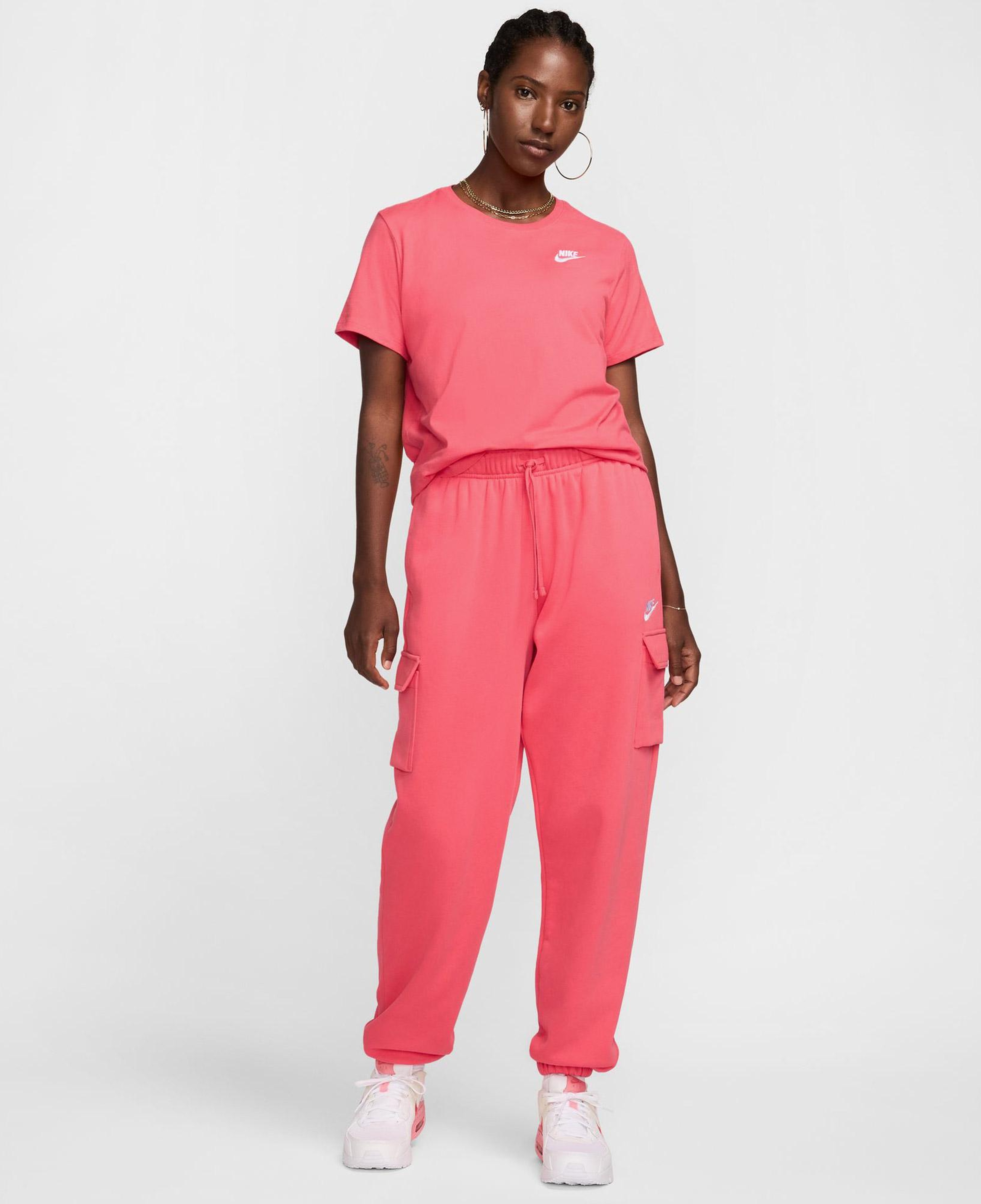 Nike Sportswear Essential Club Kadın Pembe Günlük T-Shirt