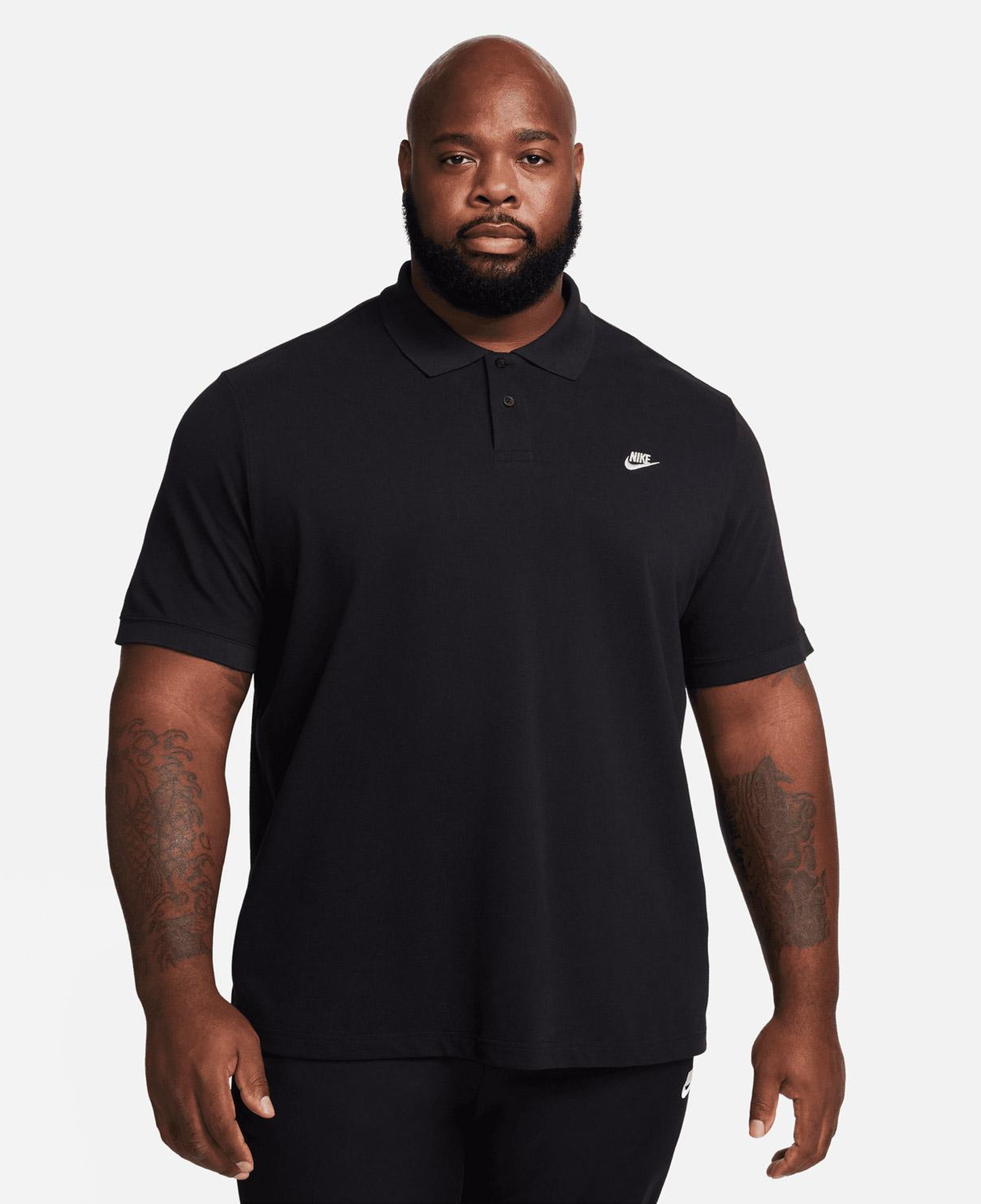Nike Club Pique Erkek Siyah Polo
