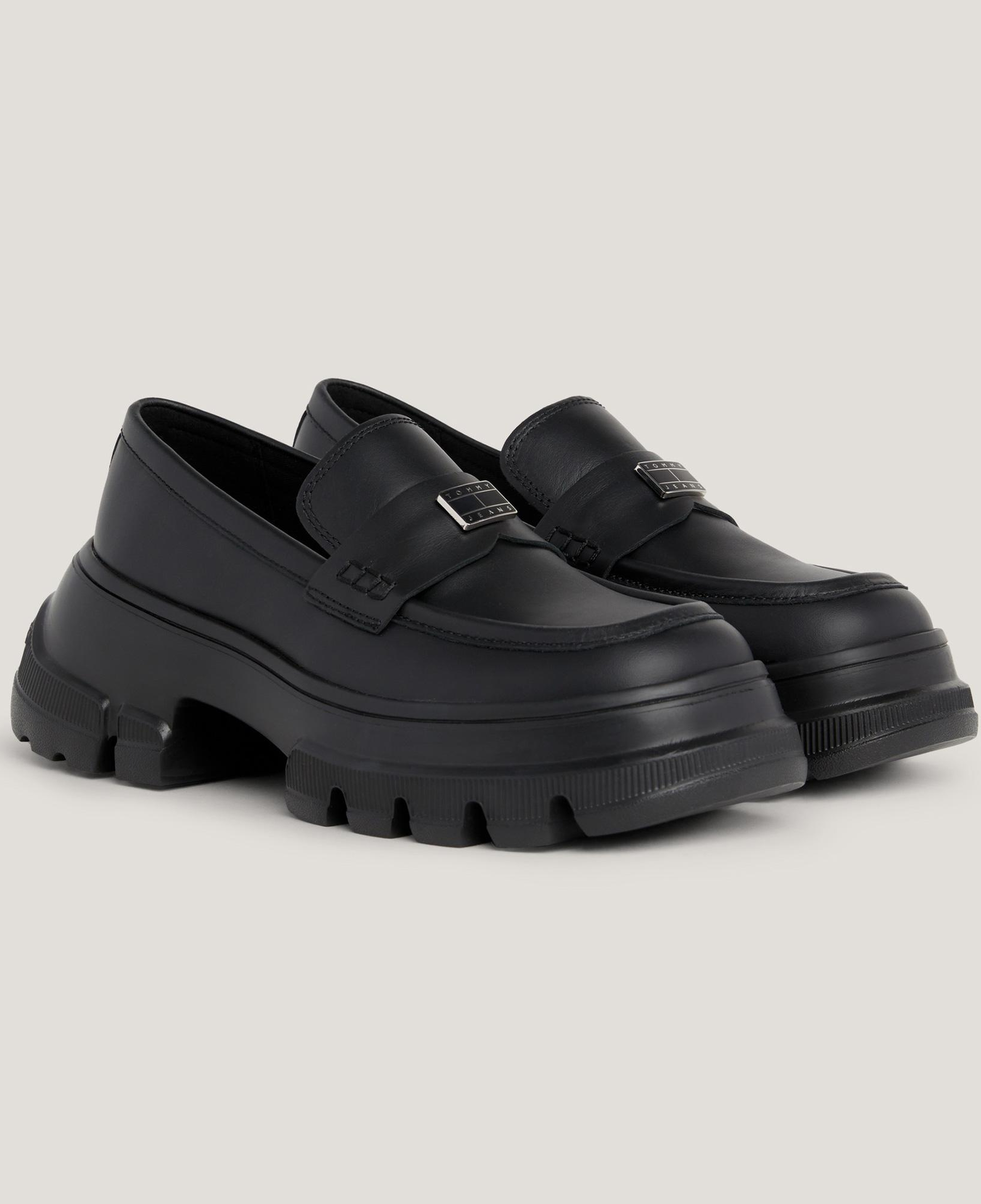 Tommy Jeans Chunky Loafer Kadın Siyah Ayakkabı