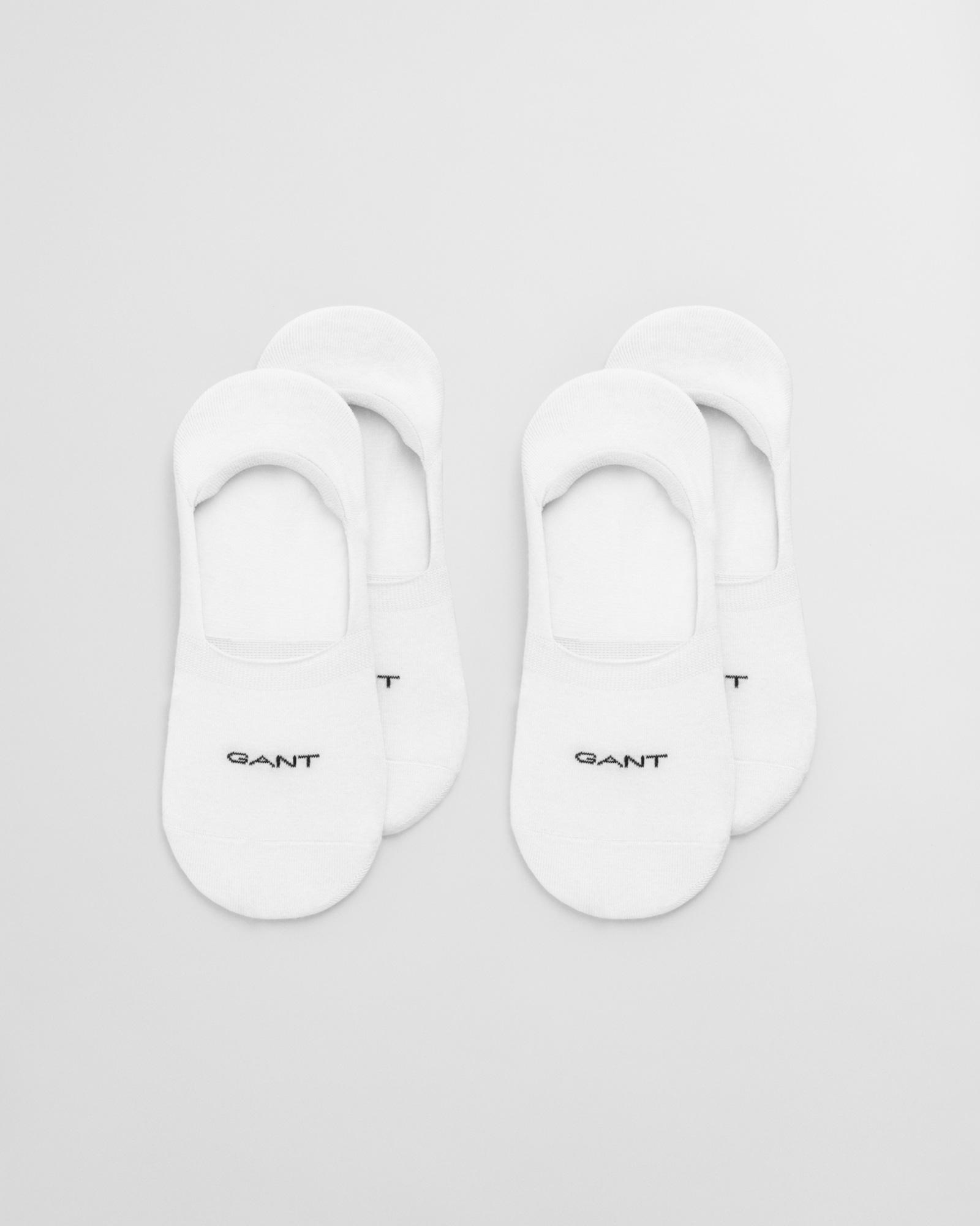 GANT Unisex Beyaz 2'li Çorap