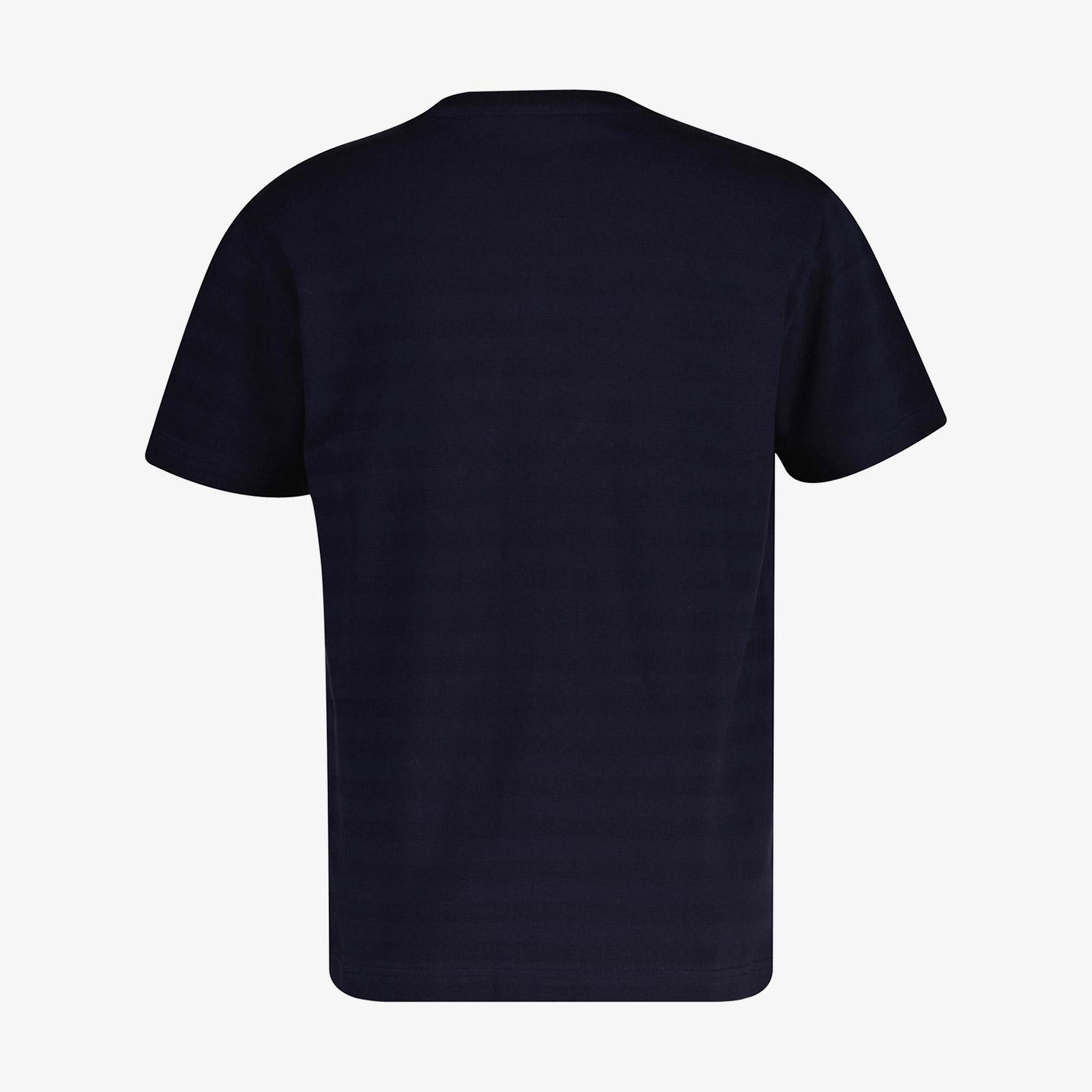 GANT Erkek Lacivert Bisiklet Yaka Regular Fit T-Shirt