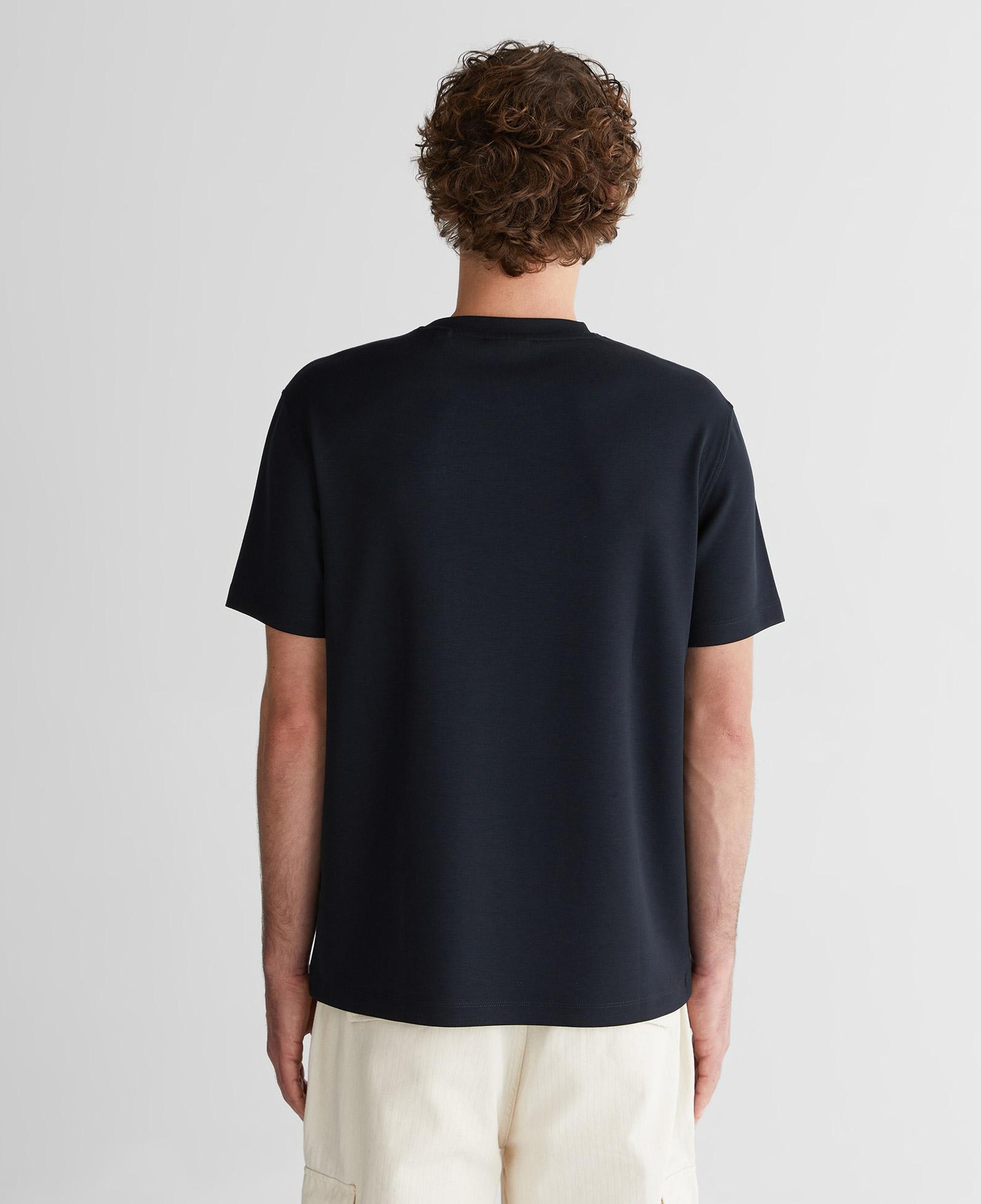 GANT Erkek Siyah Baskılı Kısa Kollu T-Shirt