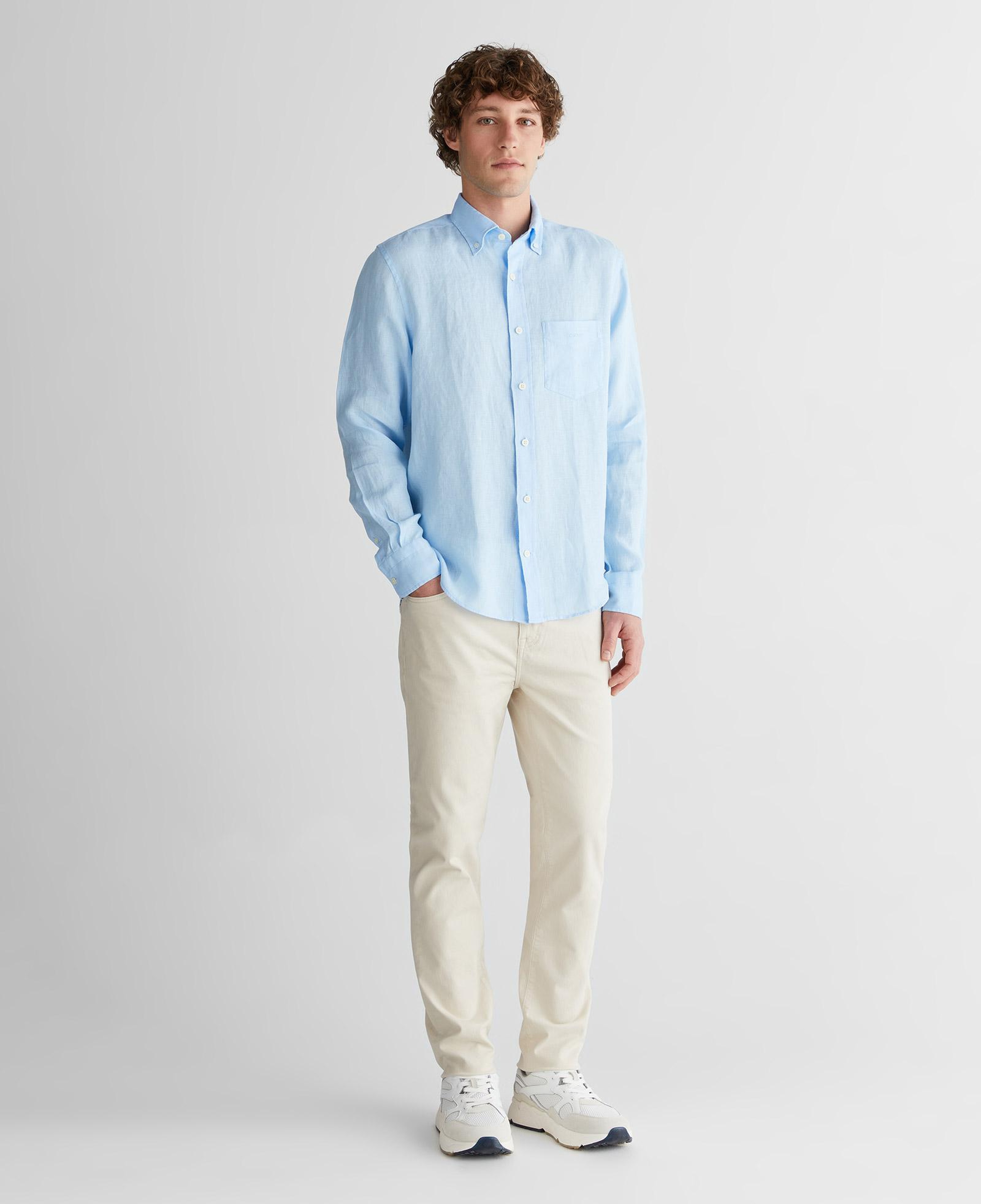 GANT Erkek Mavi Regular Fit Gömlek