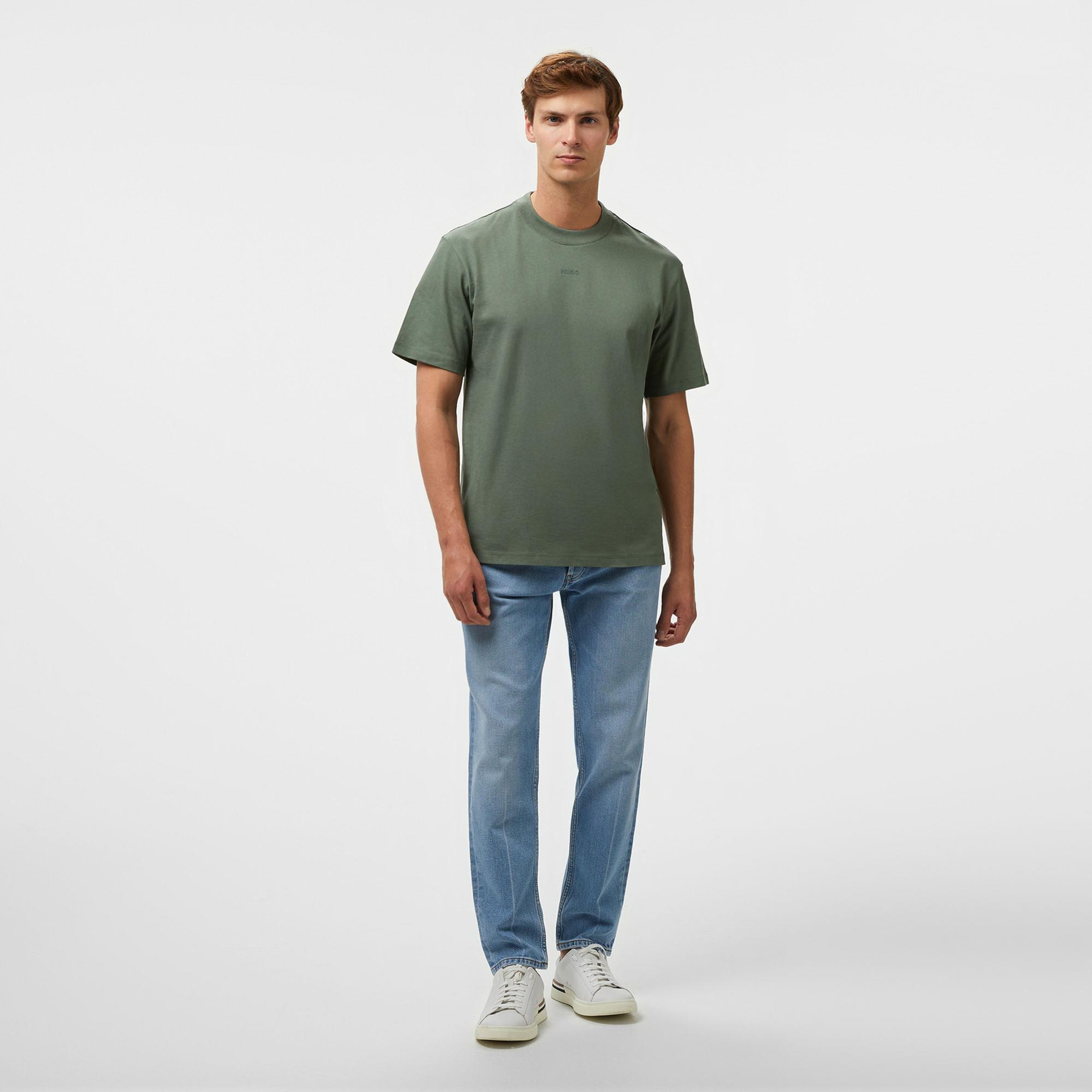 Hugo Dapolino Erkek Yeşil T-Shirt