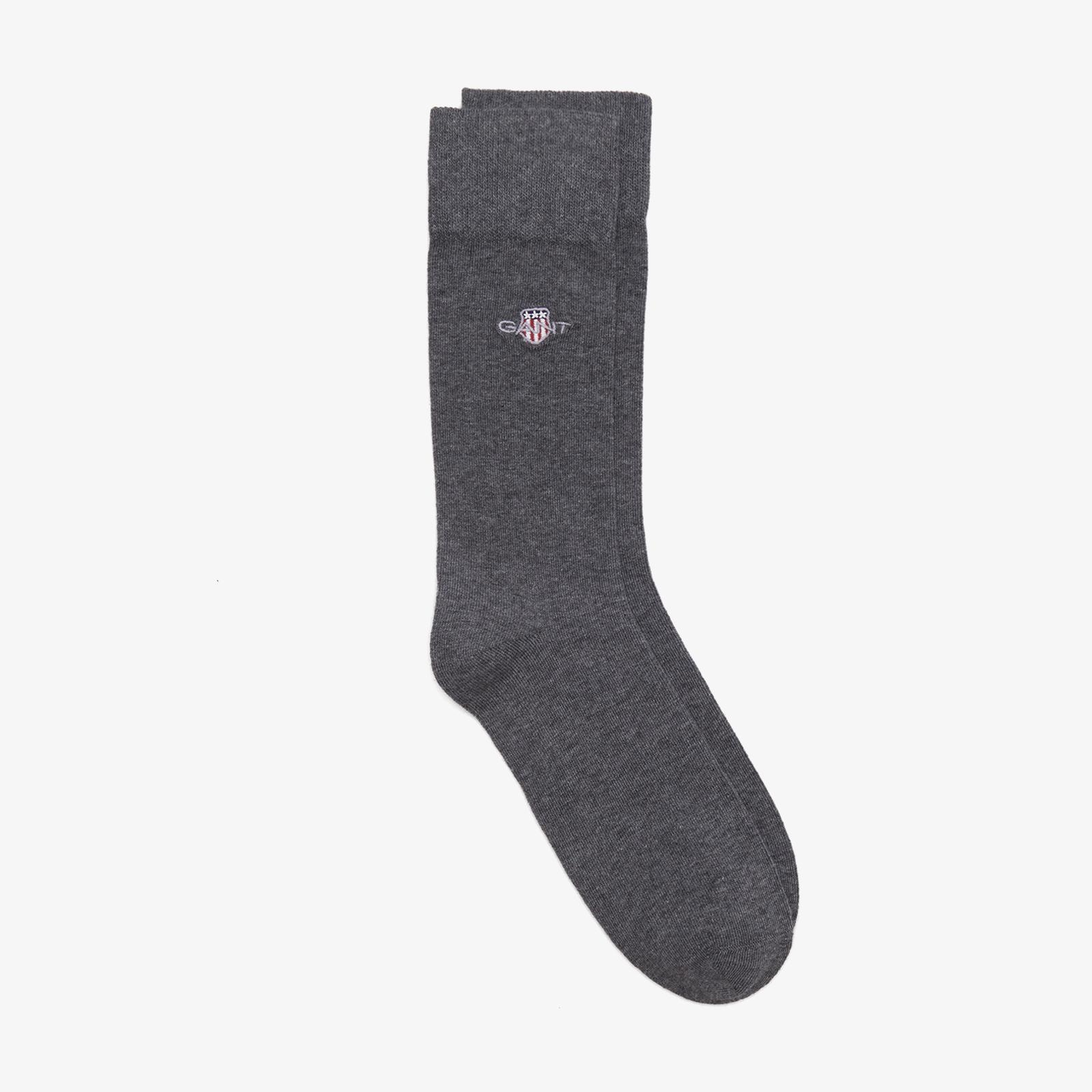 GANT Unisex Gri Logolu Çorap