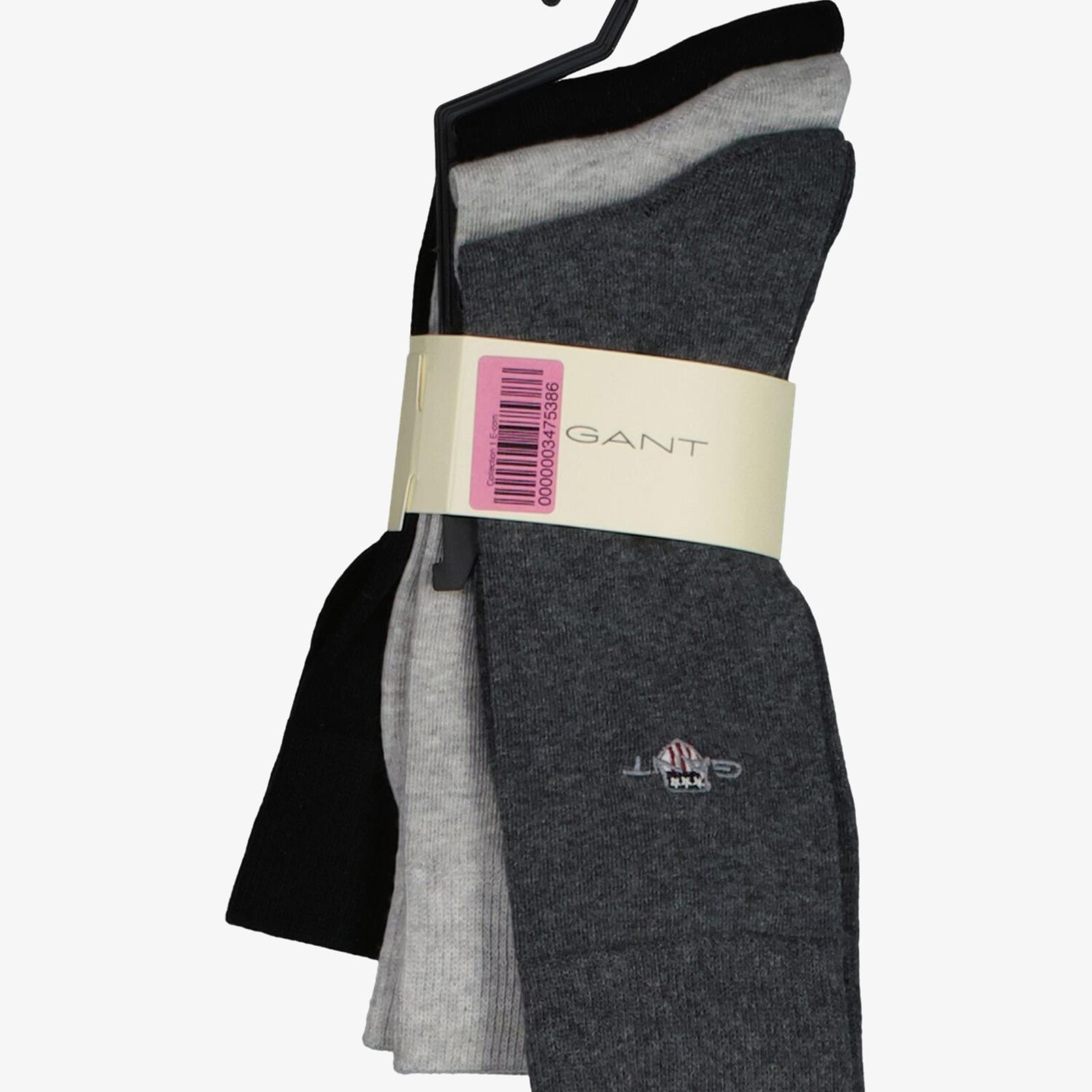 GANT Unisex Gri Logolu Çorap