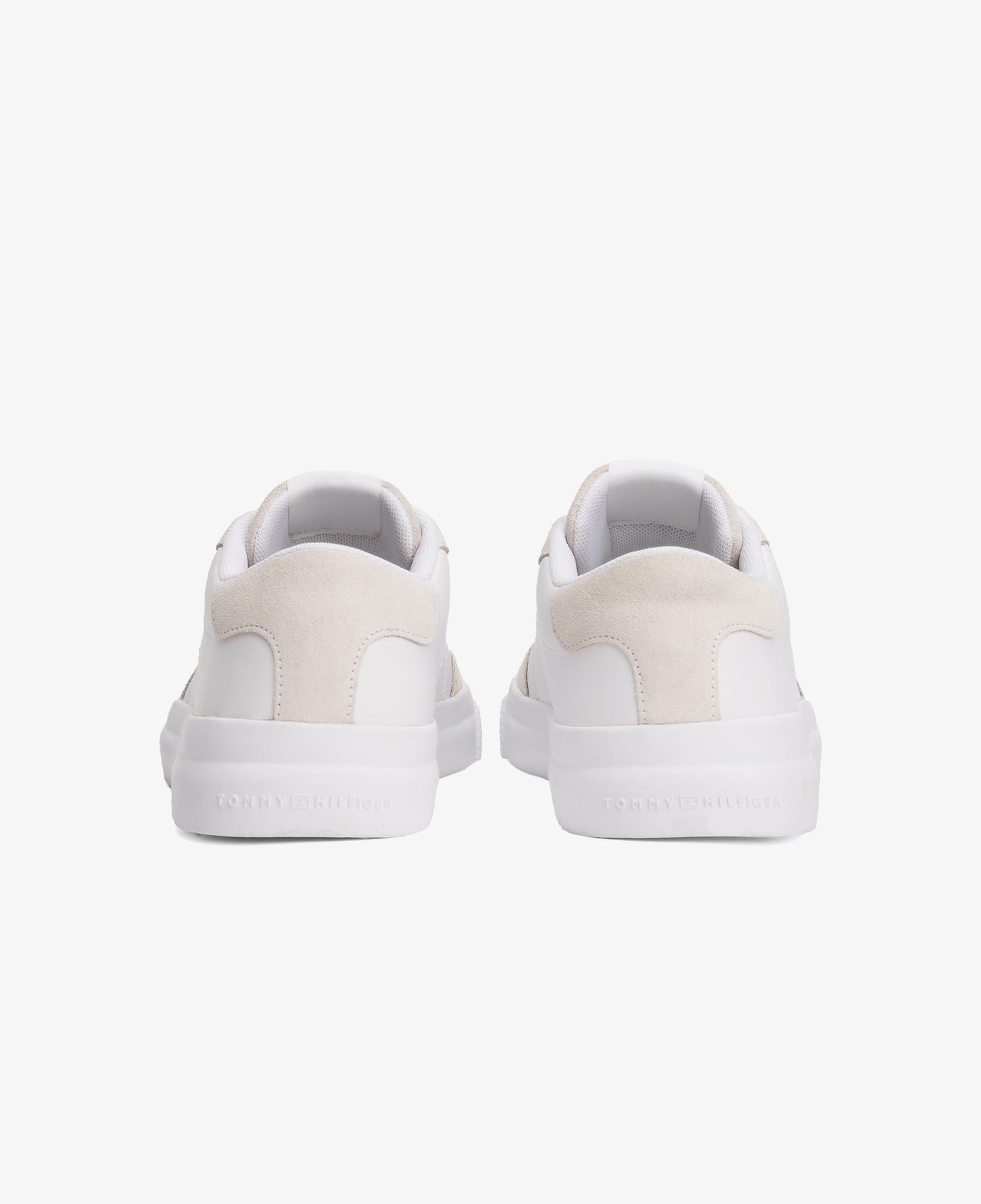 Tommy Hilfiger Cupset Leather Summer Erkek Beyaz Sneaker