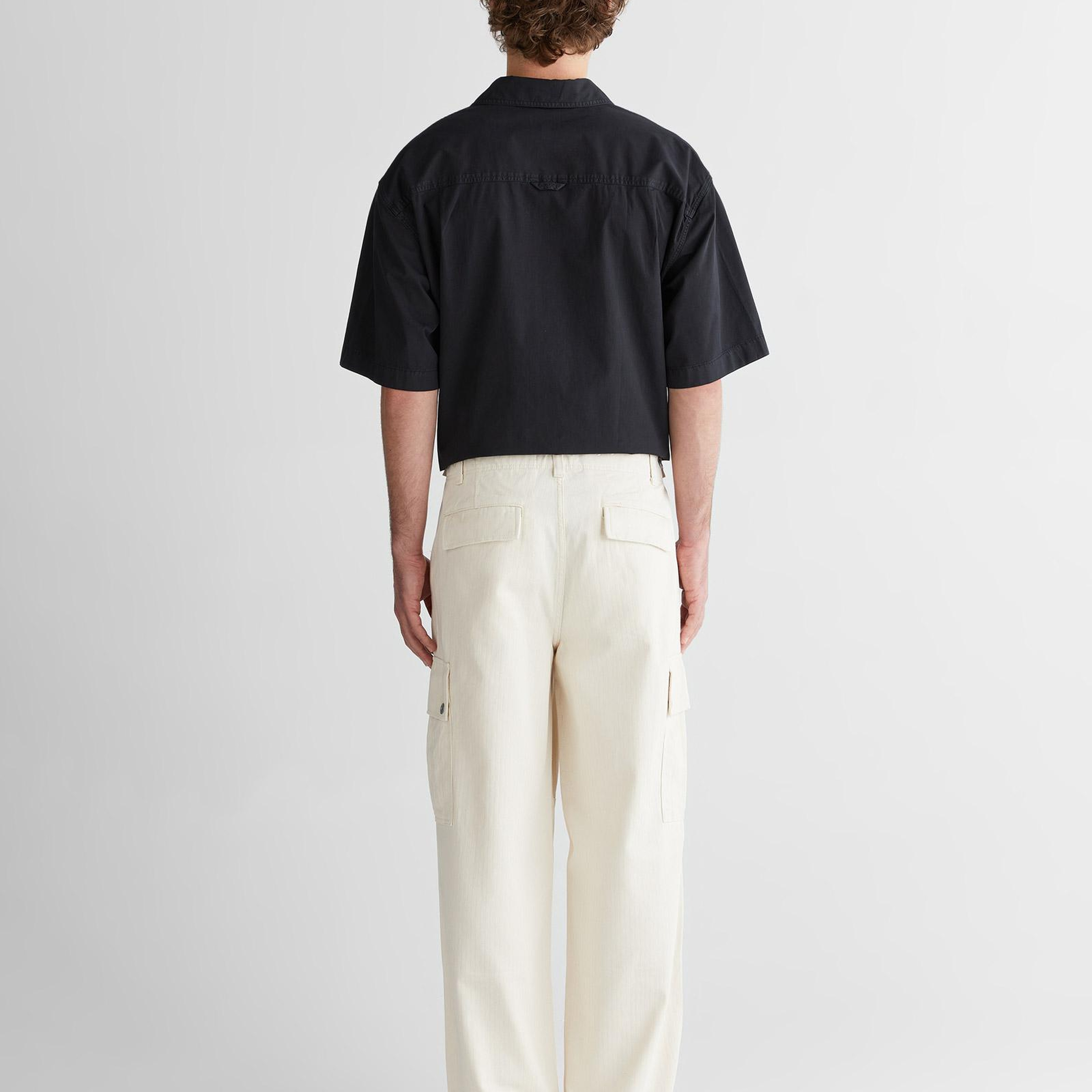 GANT Erkek Krem Relaxed Fit Kargo Pantolon