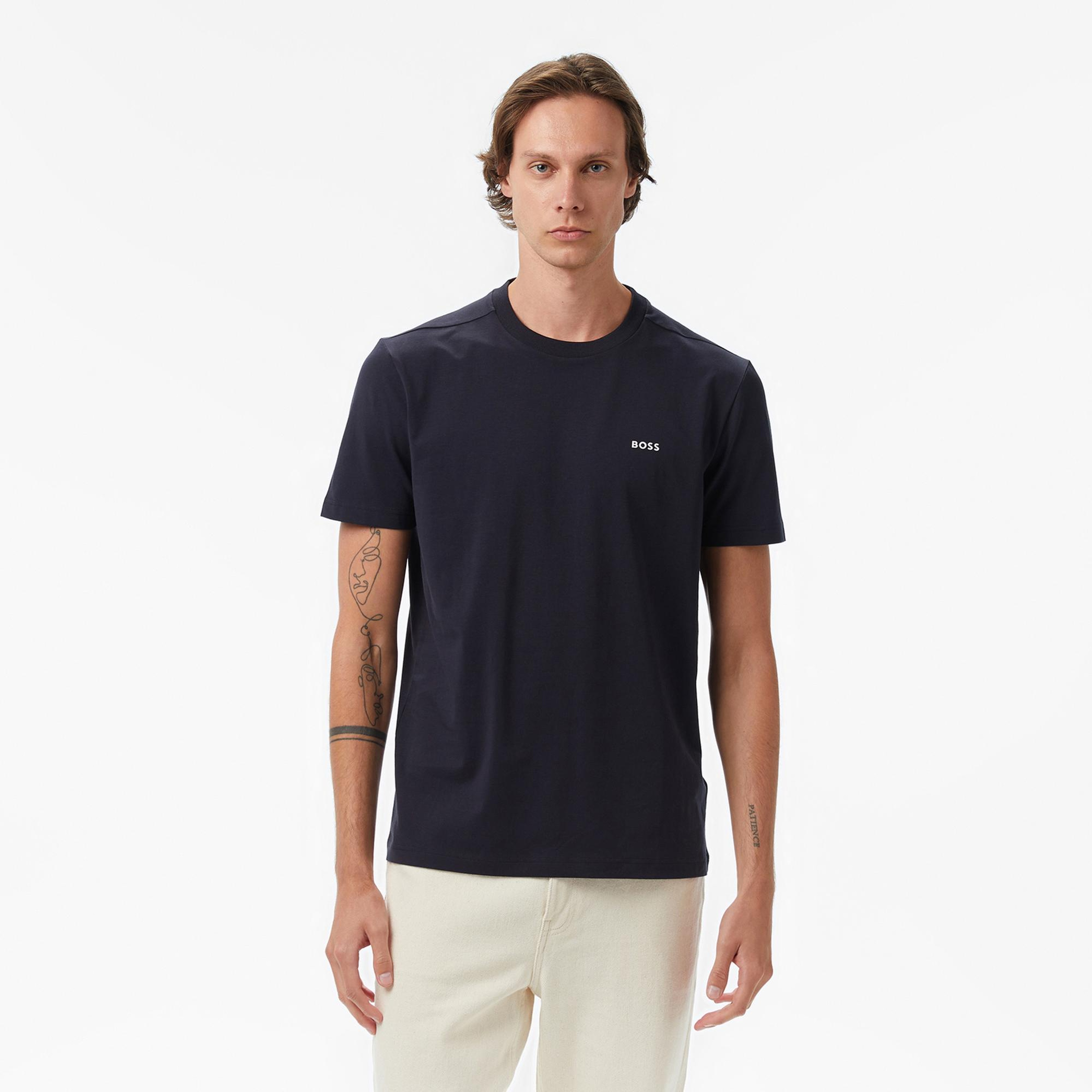 Boss Erkek Mavi T-Shirt