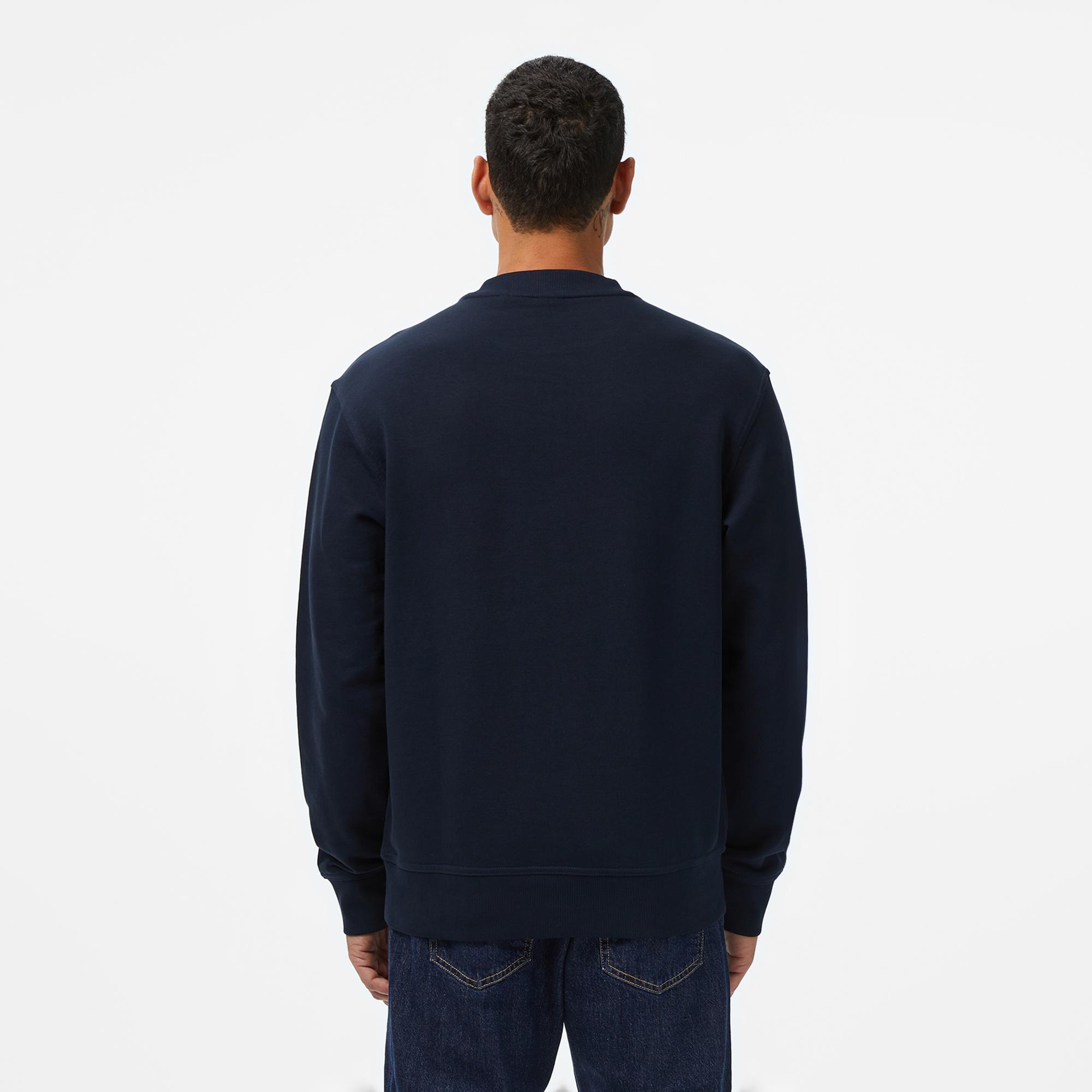 Boss Erkek Koyu Mavi Sweatshirt