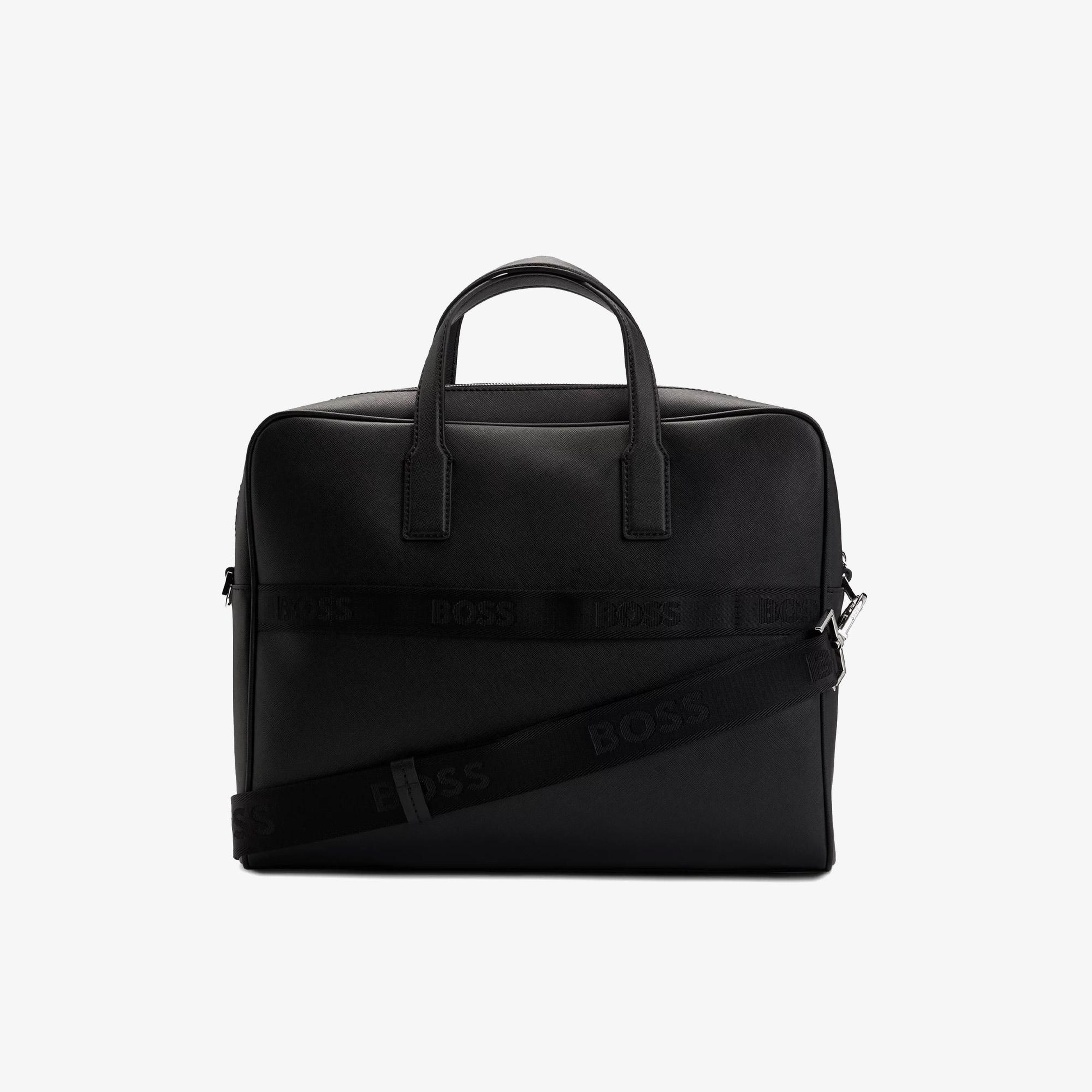 Boss Zair Erkek Siyah Laptop Çantası