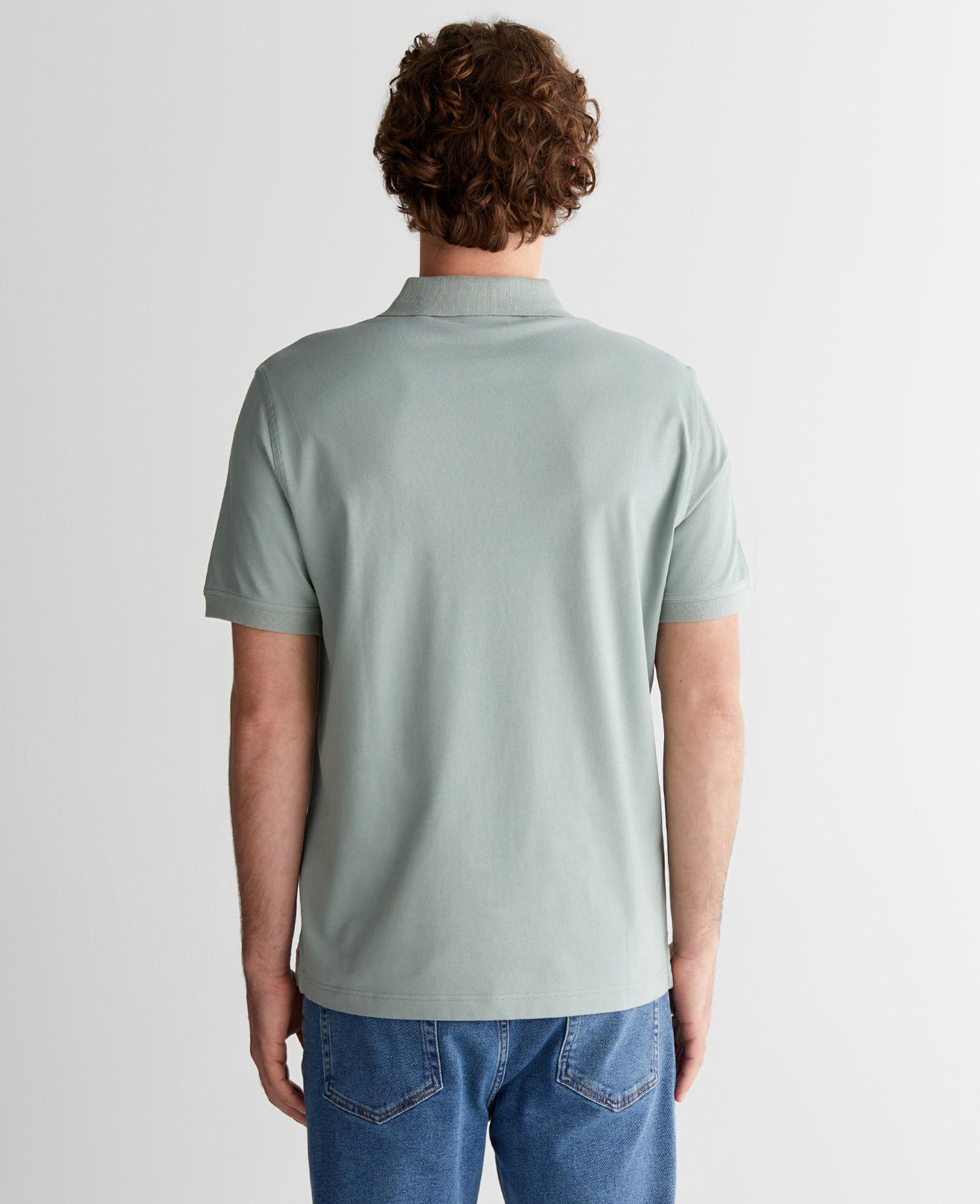 GANT Erkek Yeşil Regular Fit Polo Yaka T-Shirt