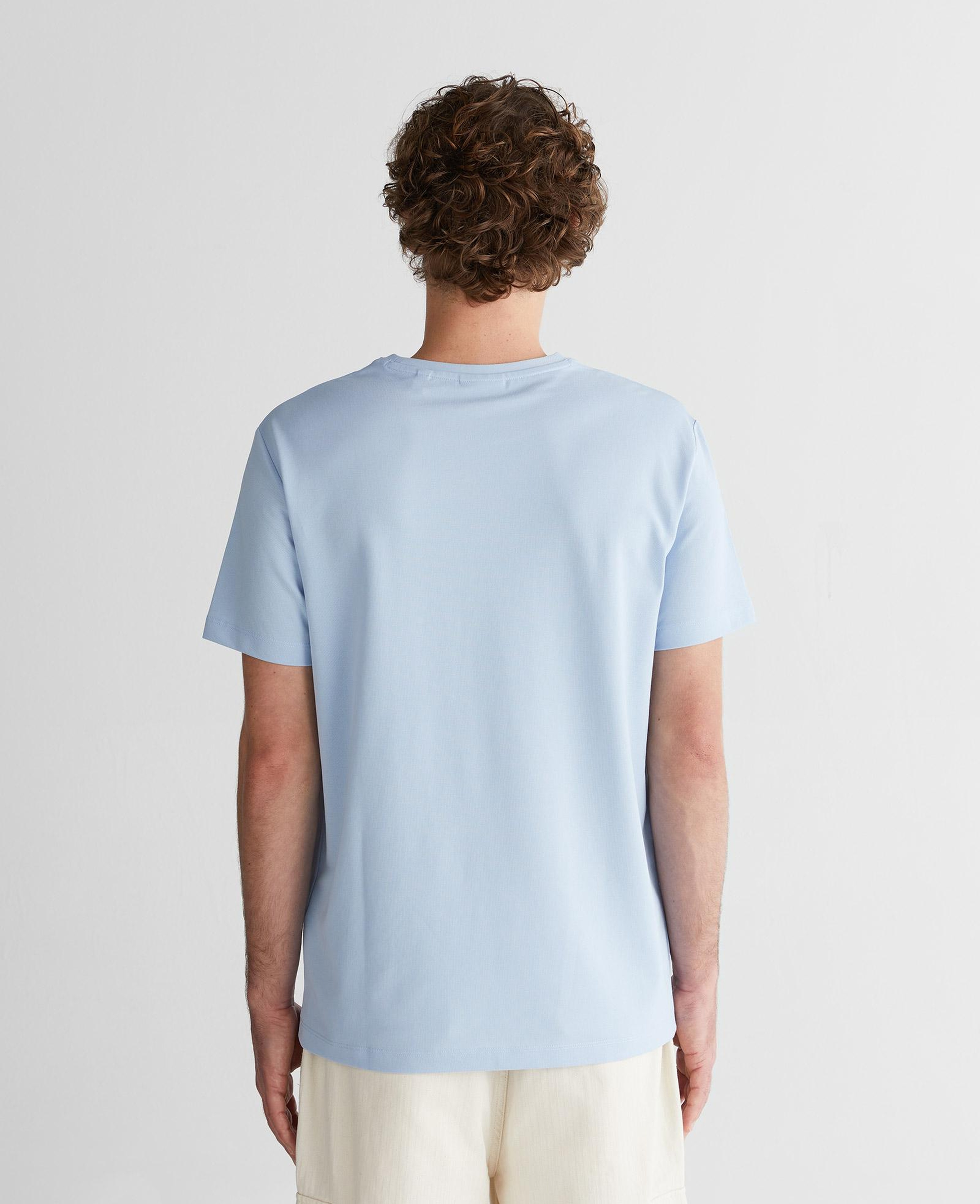 GANT Erkek Mavi Baskılı Kısa Kollu T-Shirt