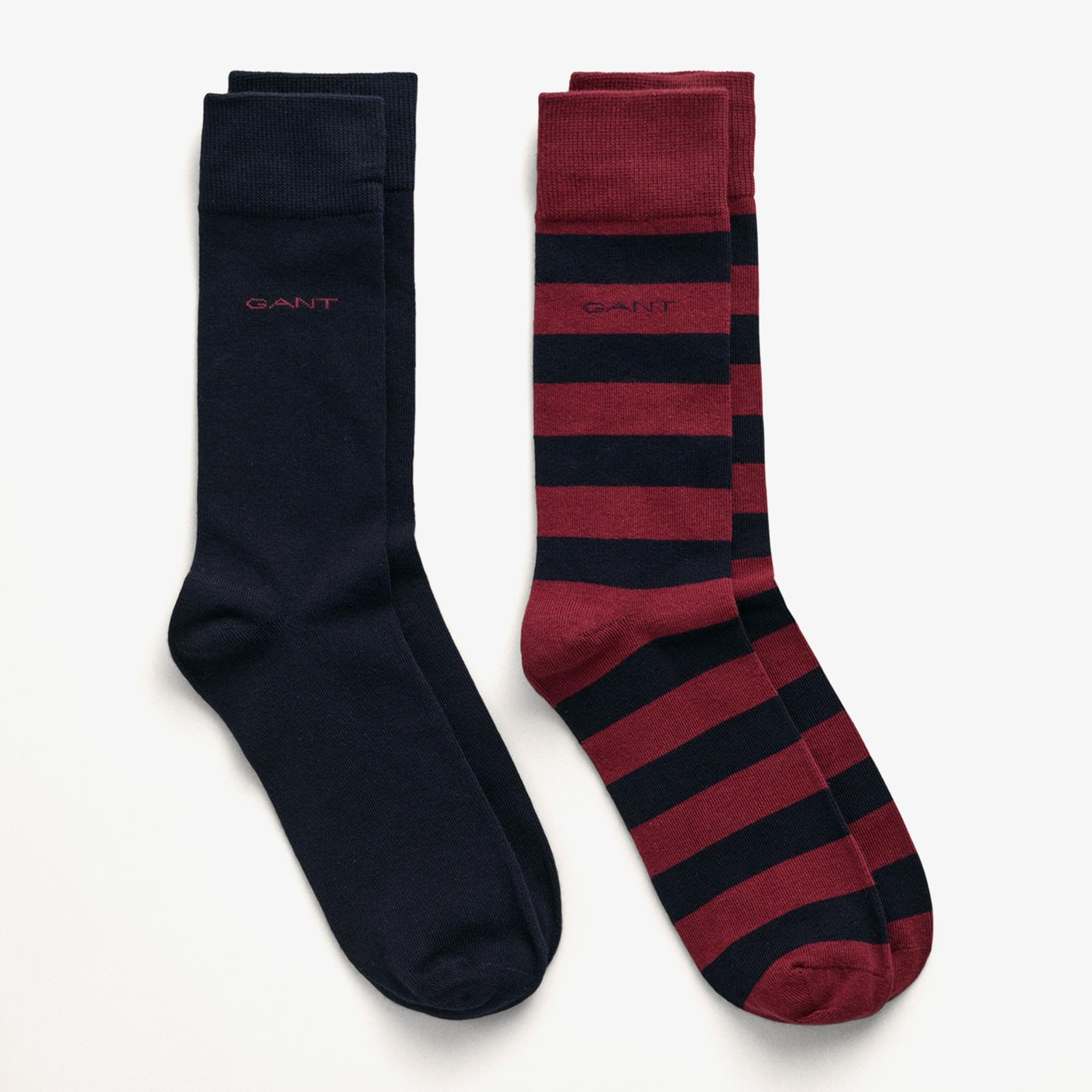 GANT Unisex Bordo 2'li Çorap