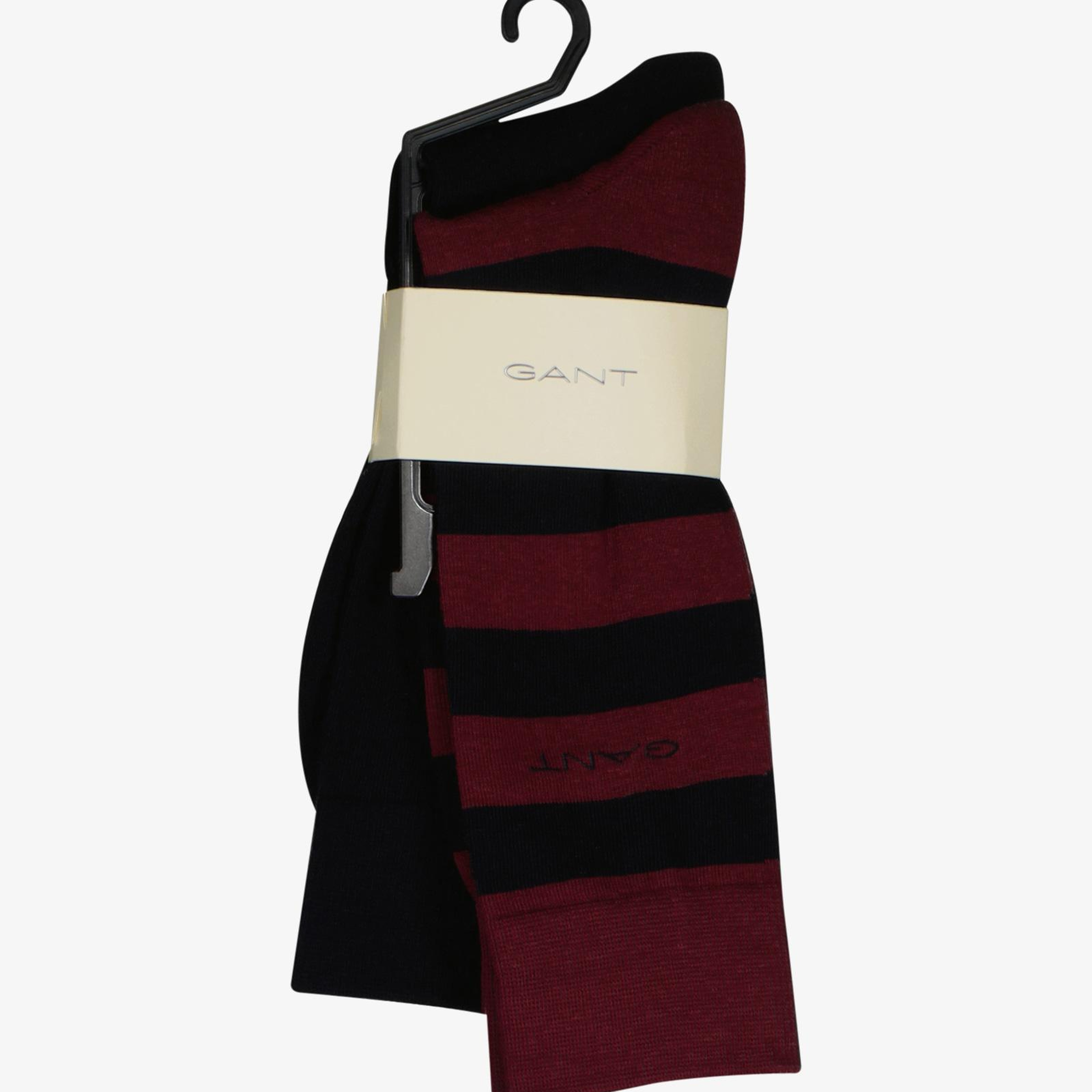 GANT Unisex Bordo 2'li Çorap