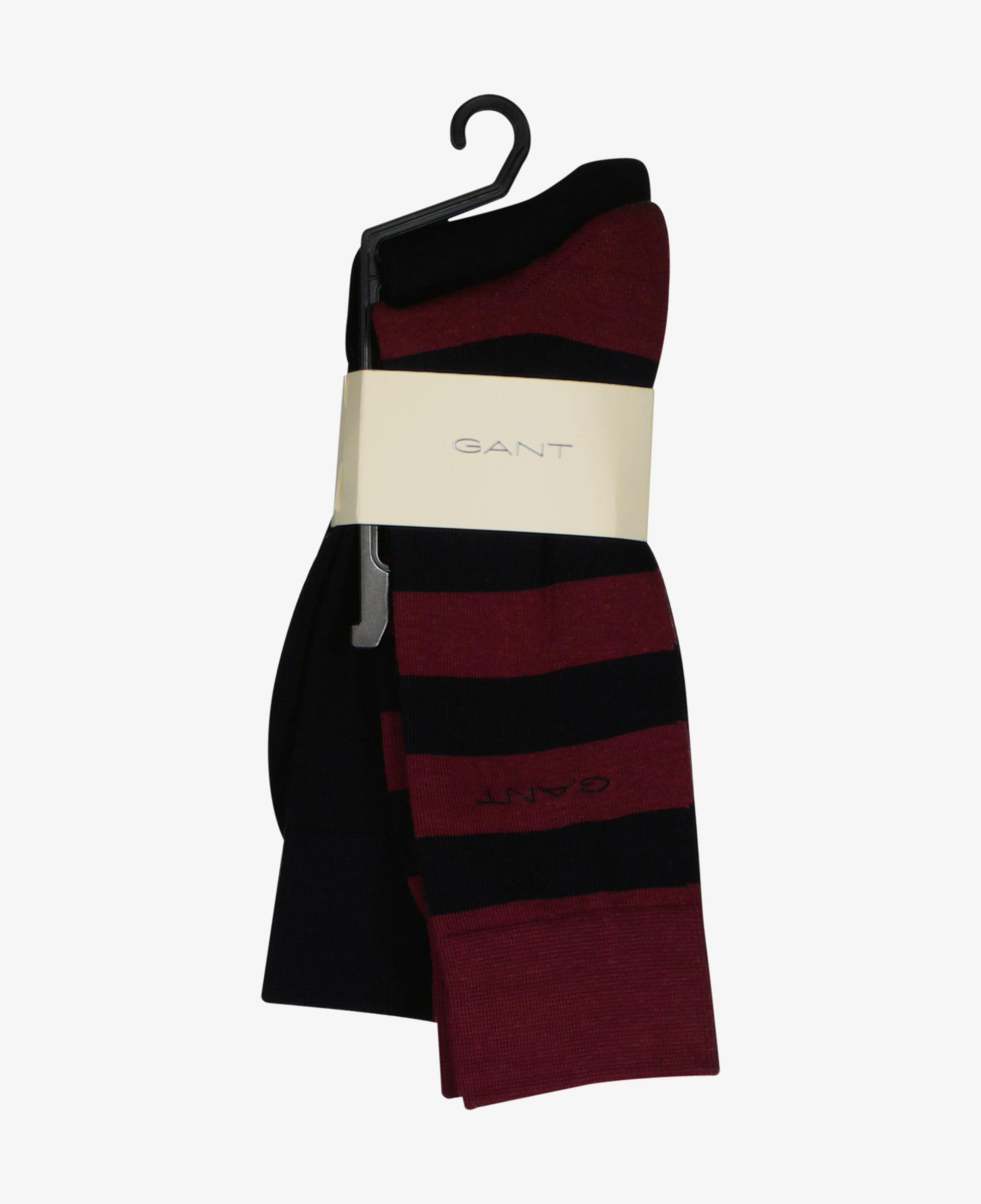 GANT Unisex Bordo 2'li Çorap
