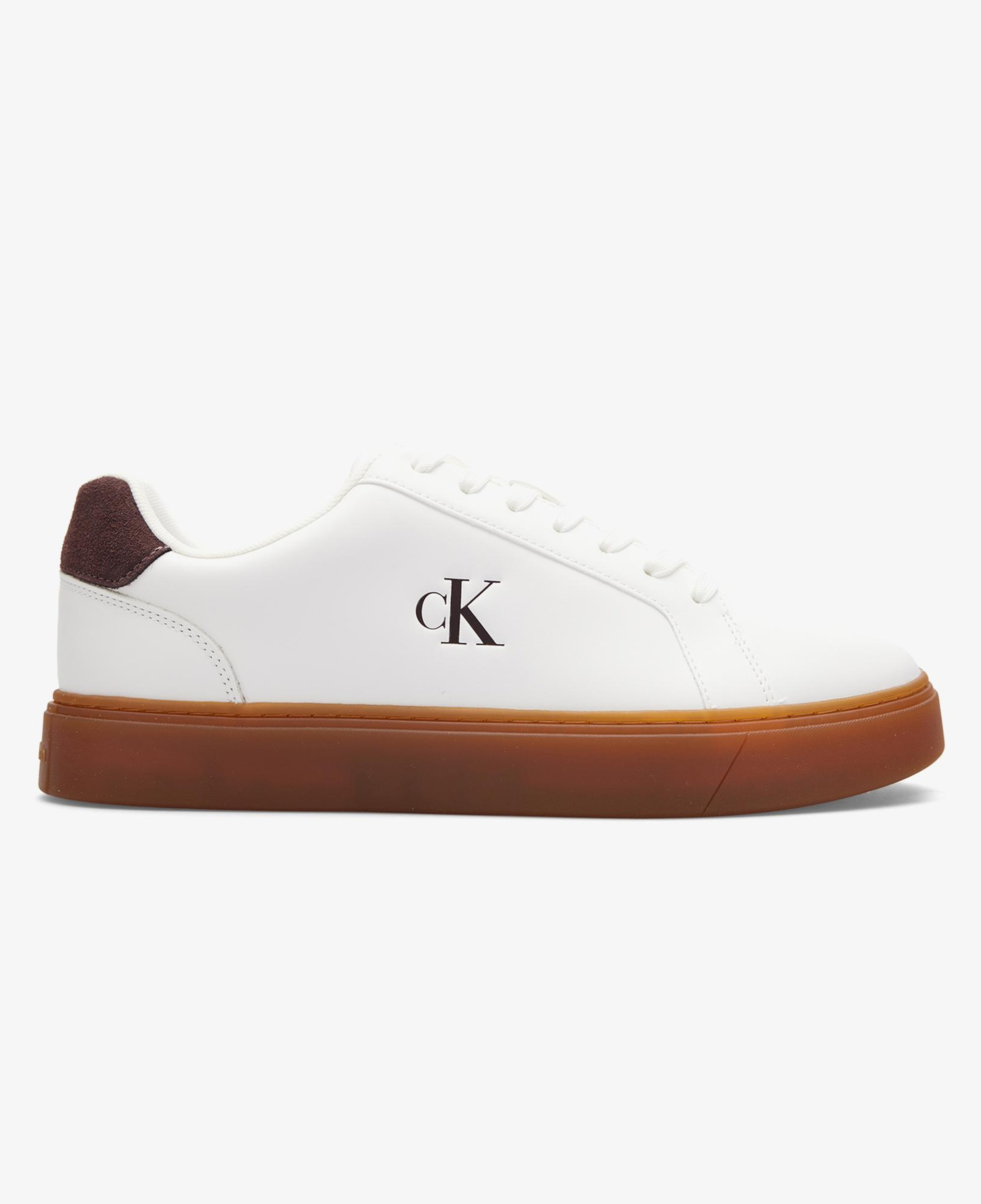 Calvin Klein Classic Cupsole Laceup Erkek Beyaz Sneaker