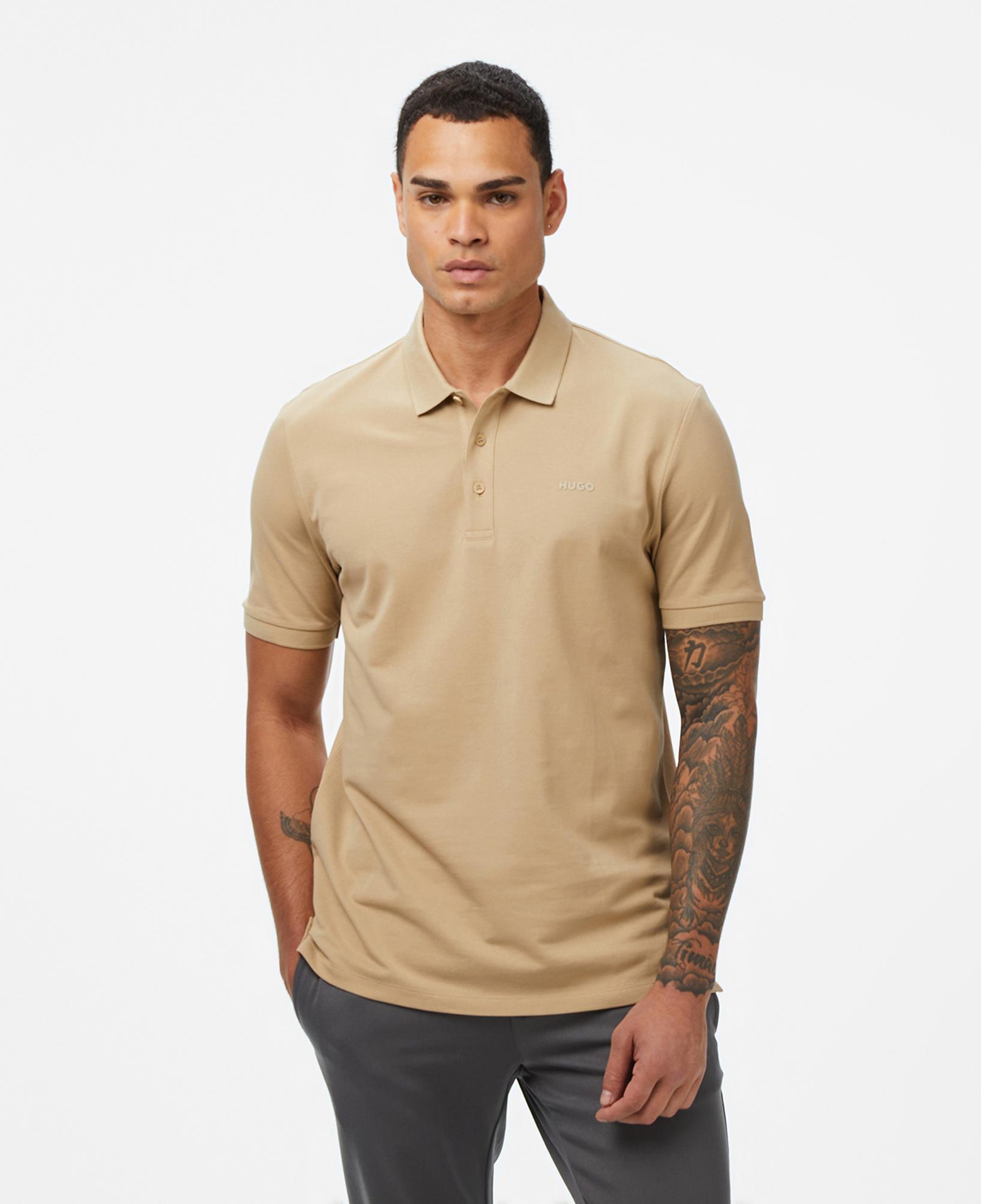 Hugo Donos 222 Erkek Bej Polo
