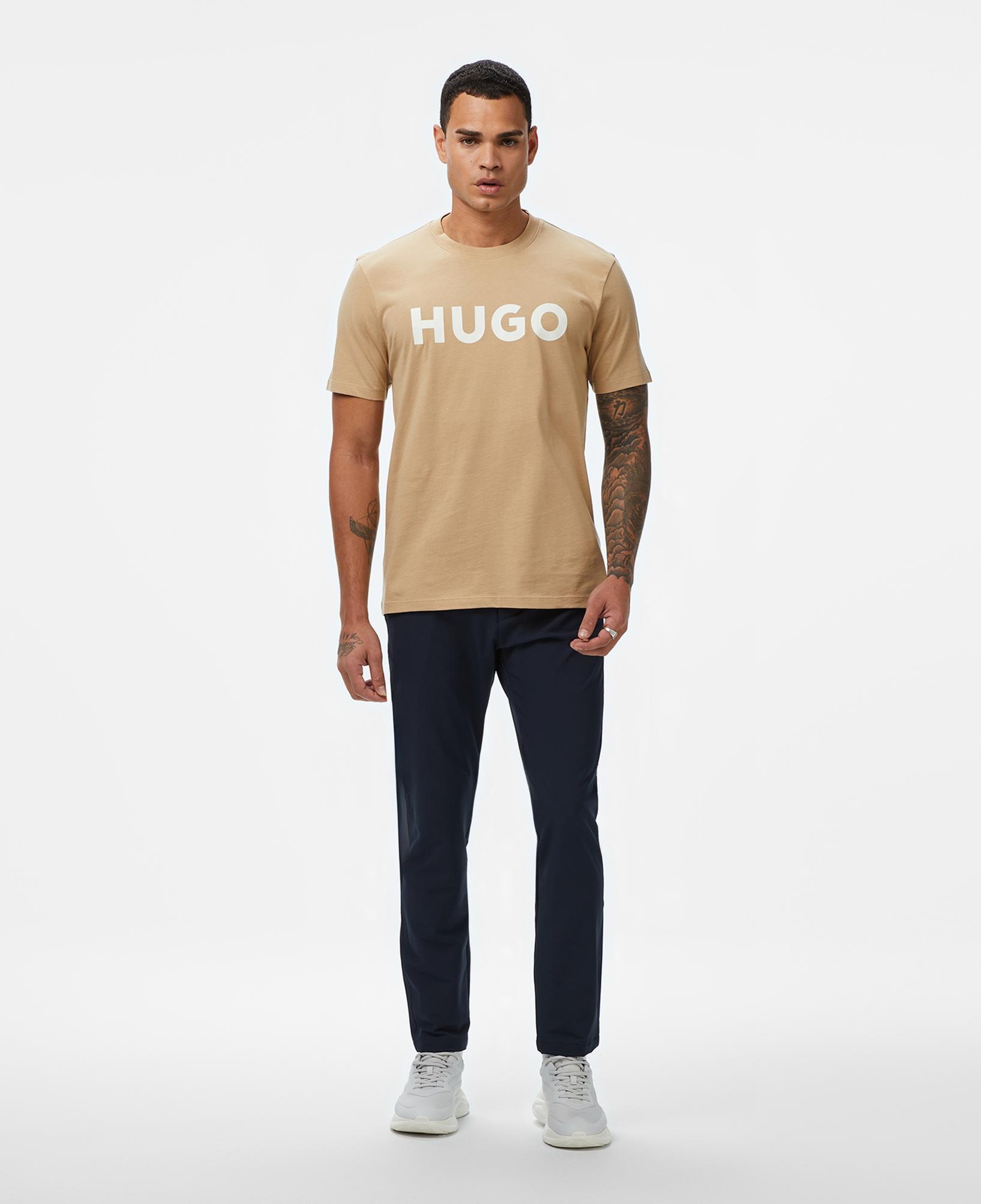 Hugo Dulivio Erkek Bej T-Shirt