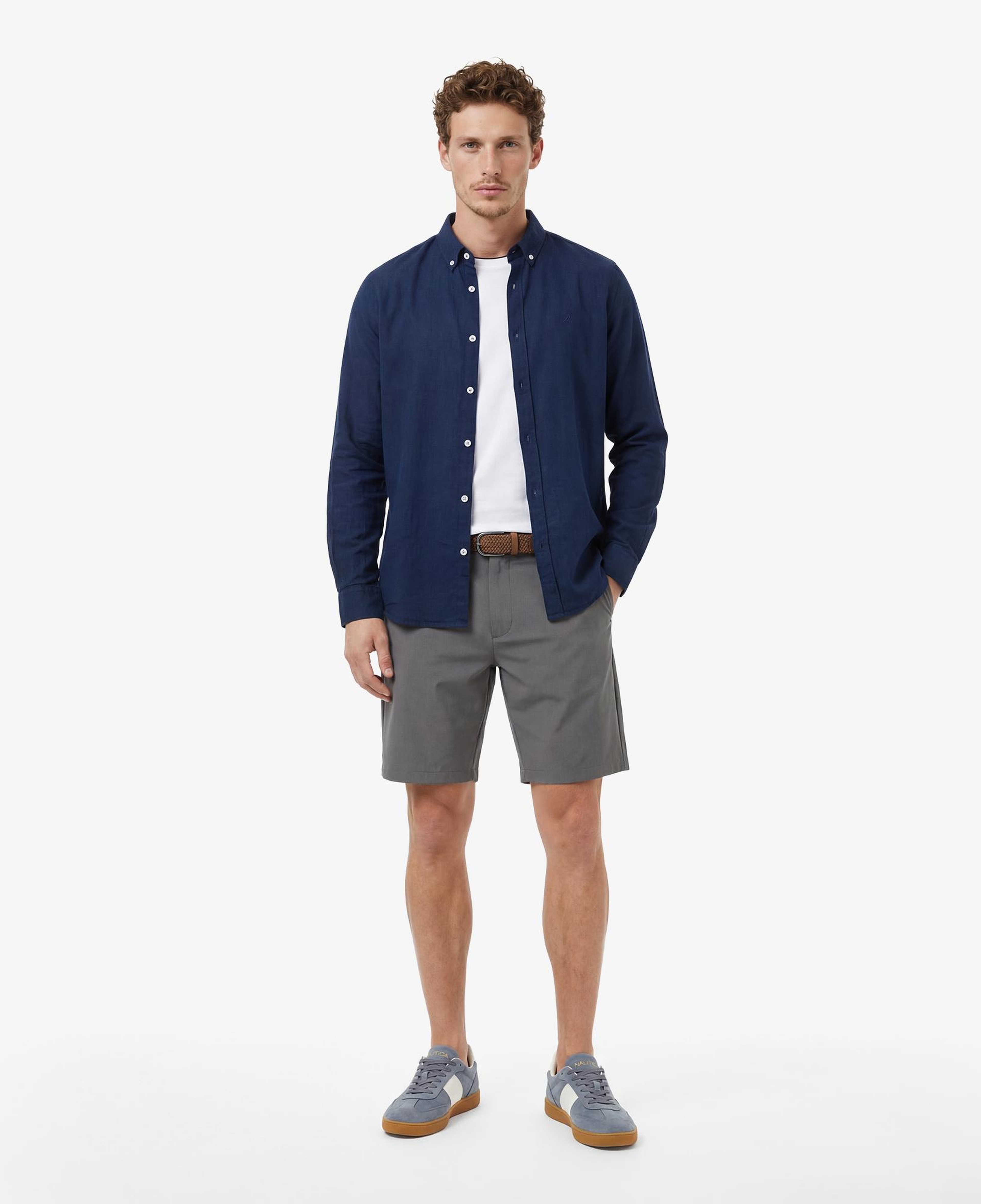 Nautica Erkek Gri Regular Fit Şort