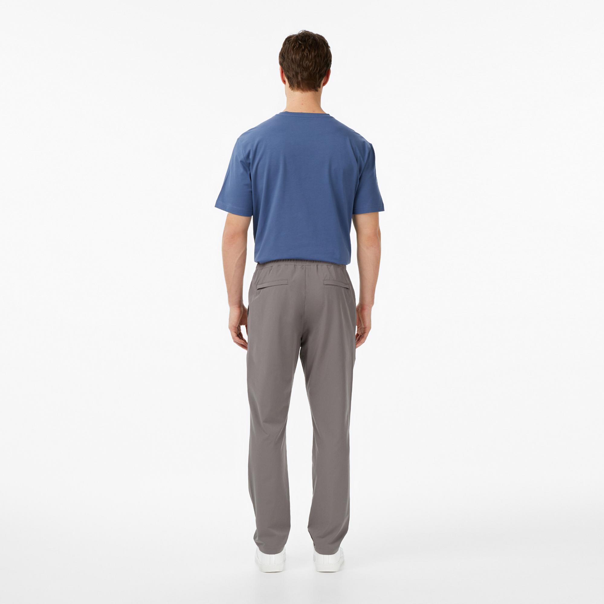 Nautica Erkek Gri Slim Fit Teknik Pantolon