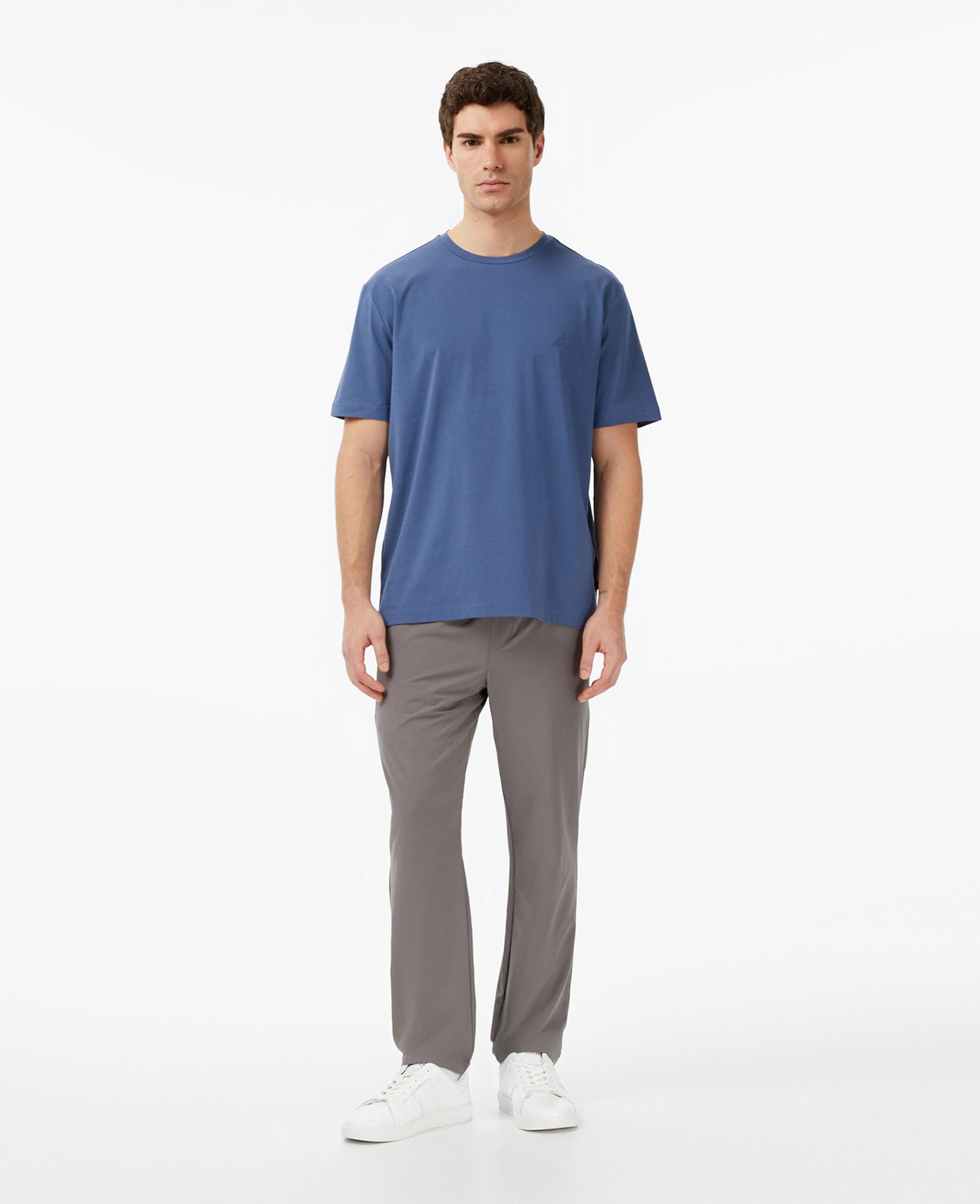 Nautica Erkek Gri Slim Fit Teknik Pantolon