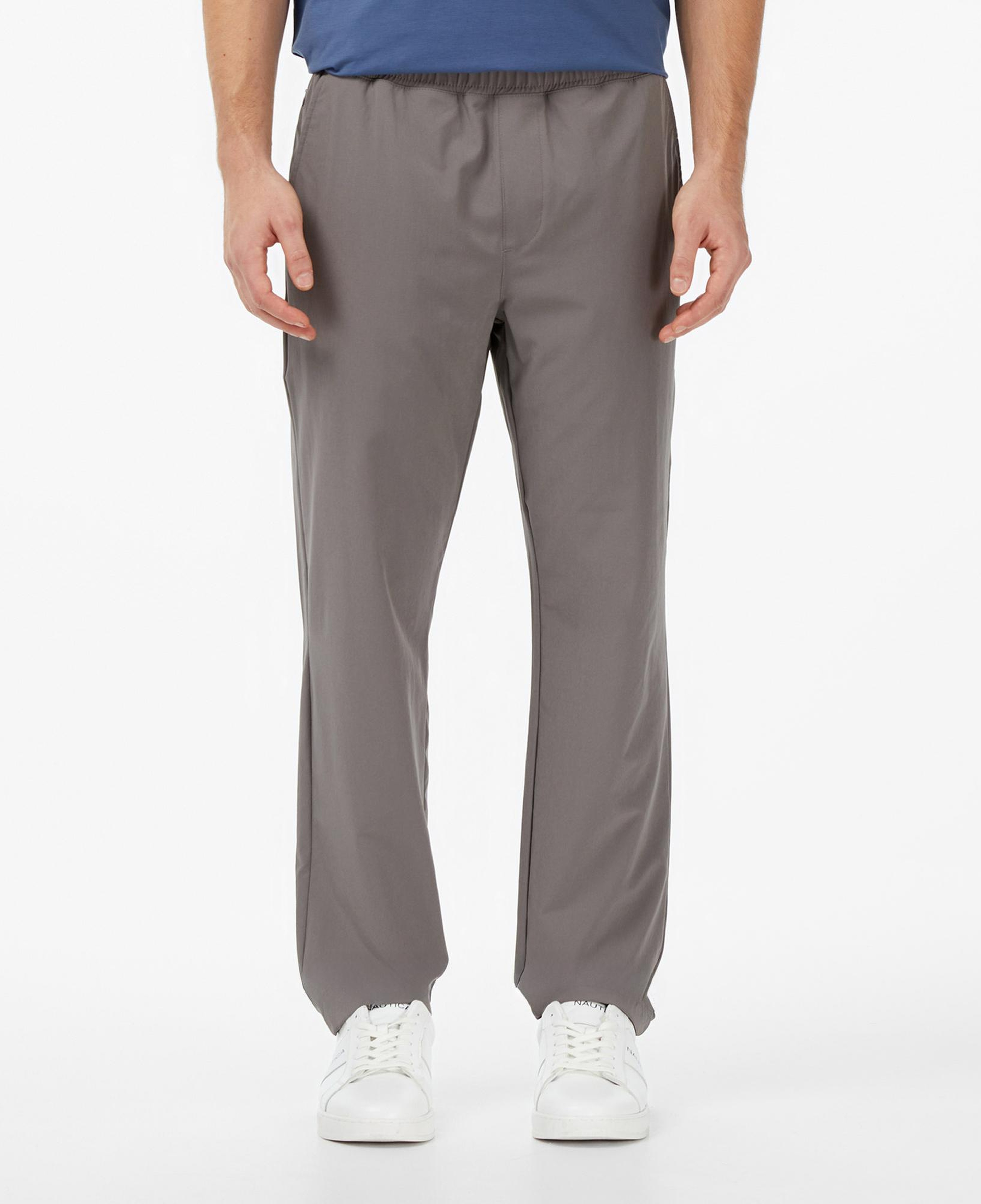 Nautica Erkek Gri Slim Fit Teknik Pantolon