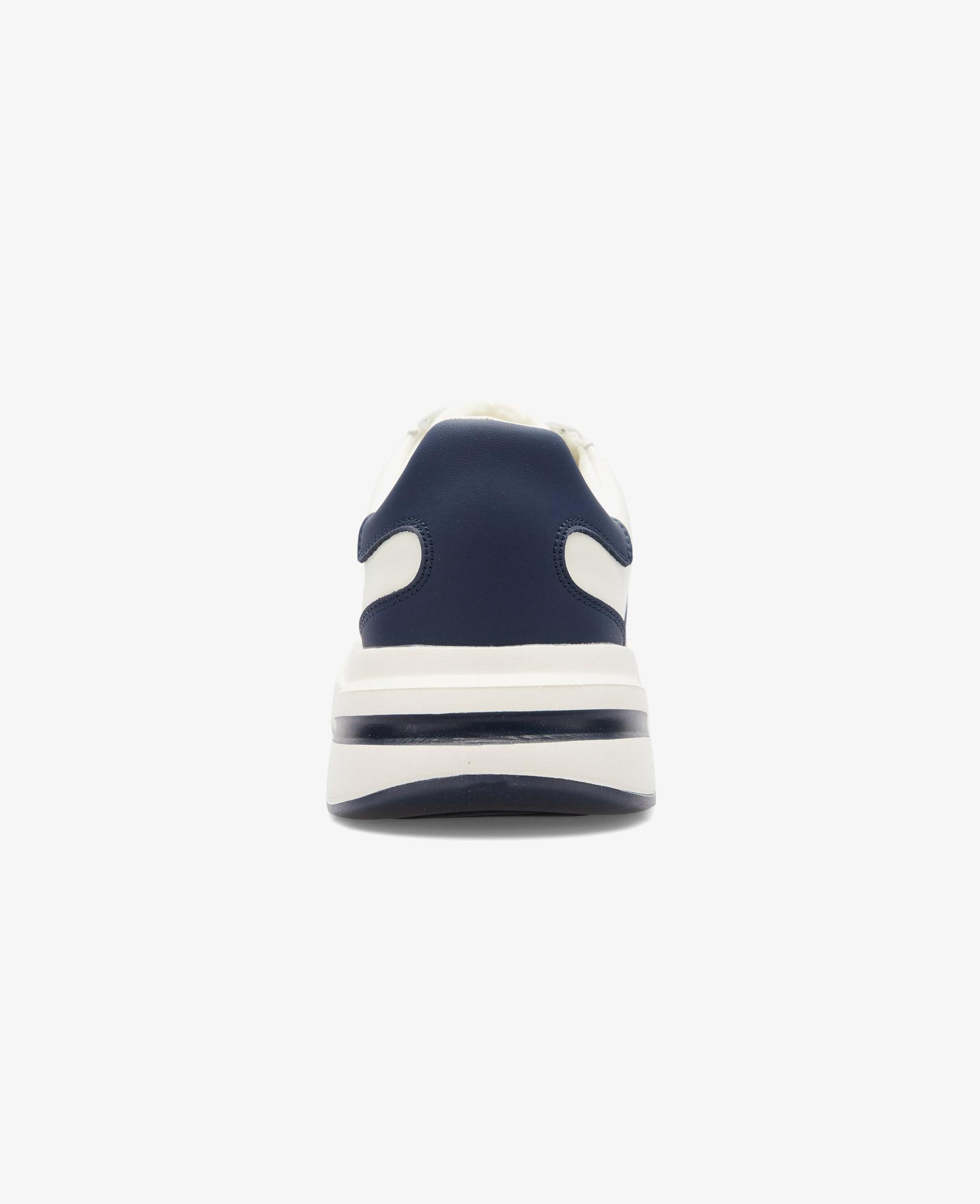 Guess Elba Deri Erkek Beyaz/Lacivert Sneaker