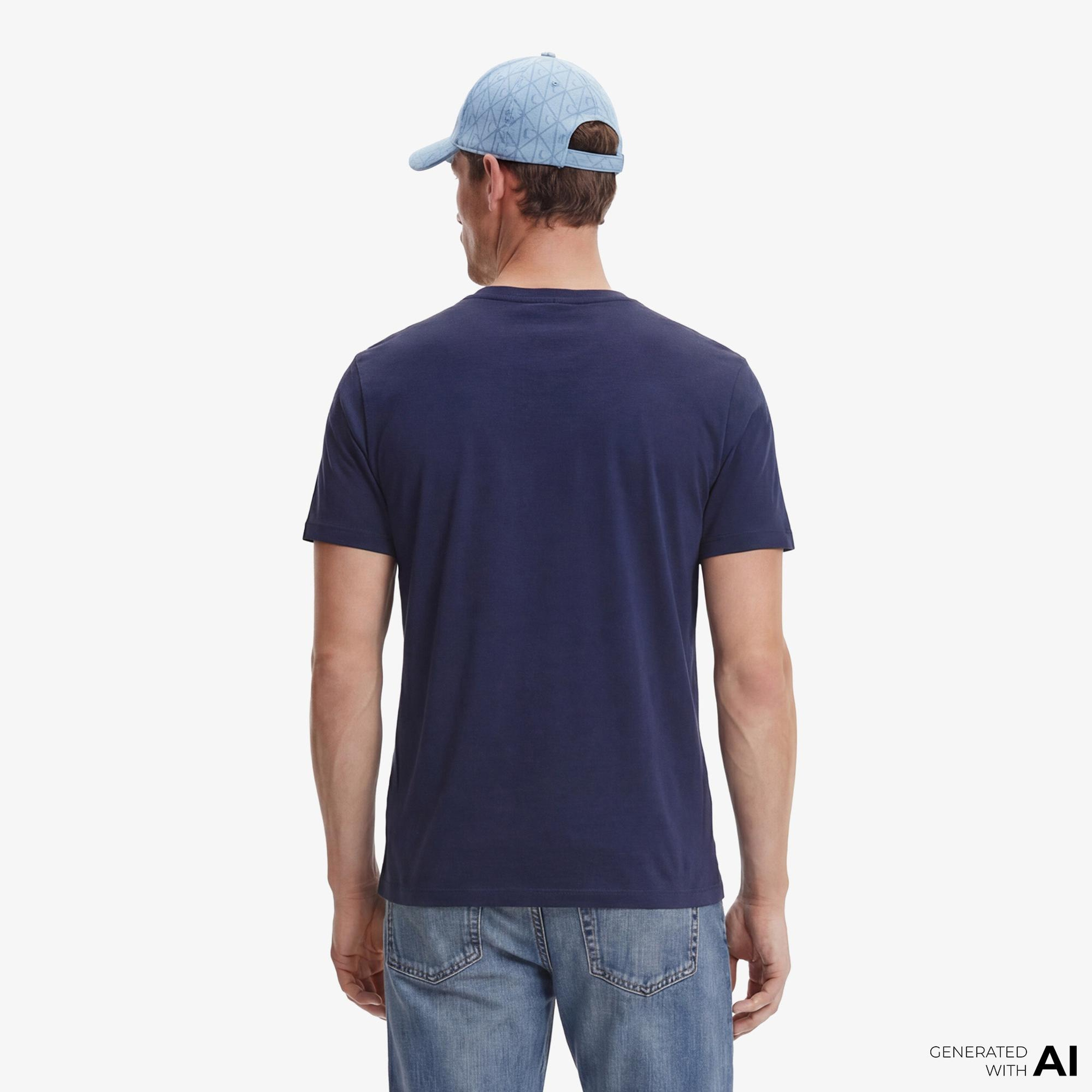 Calvin Klein Hero Monologo 20S Erkek Mavi T-Shirt