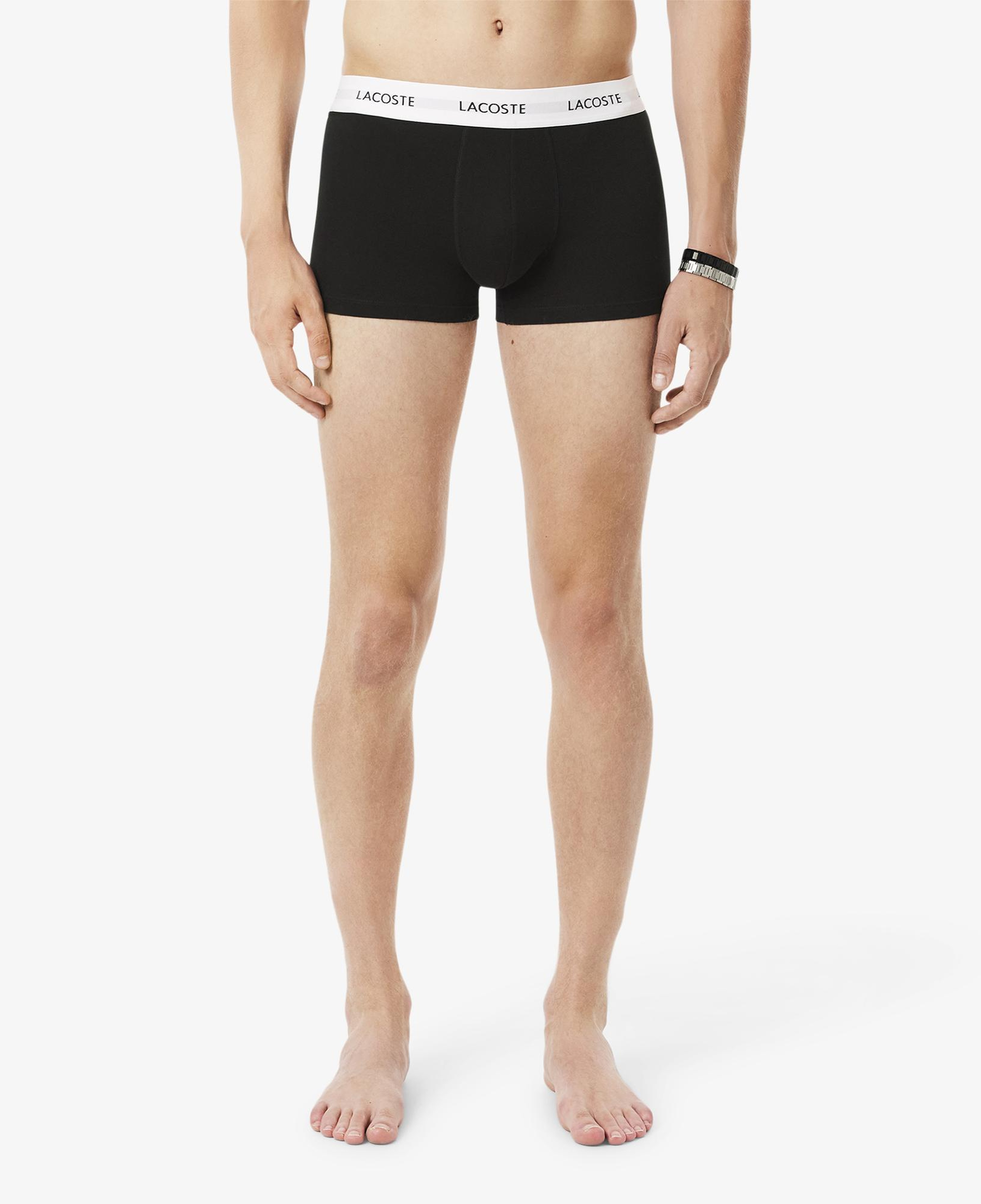 Lacoste Erkek 3'lü Siyah Boxer