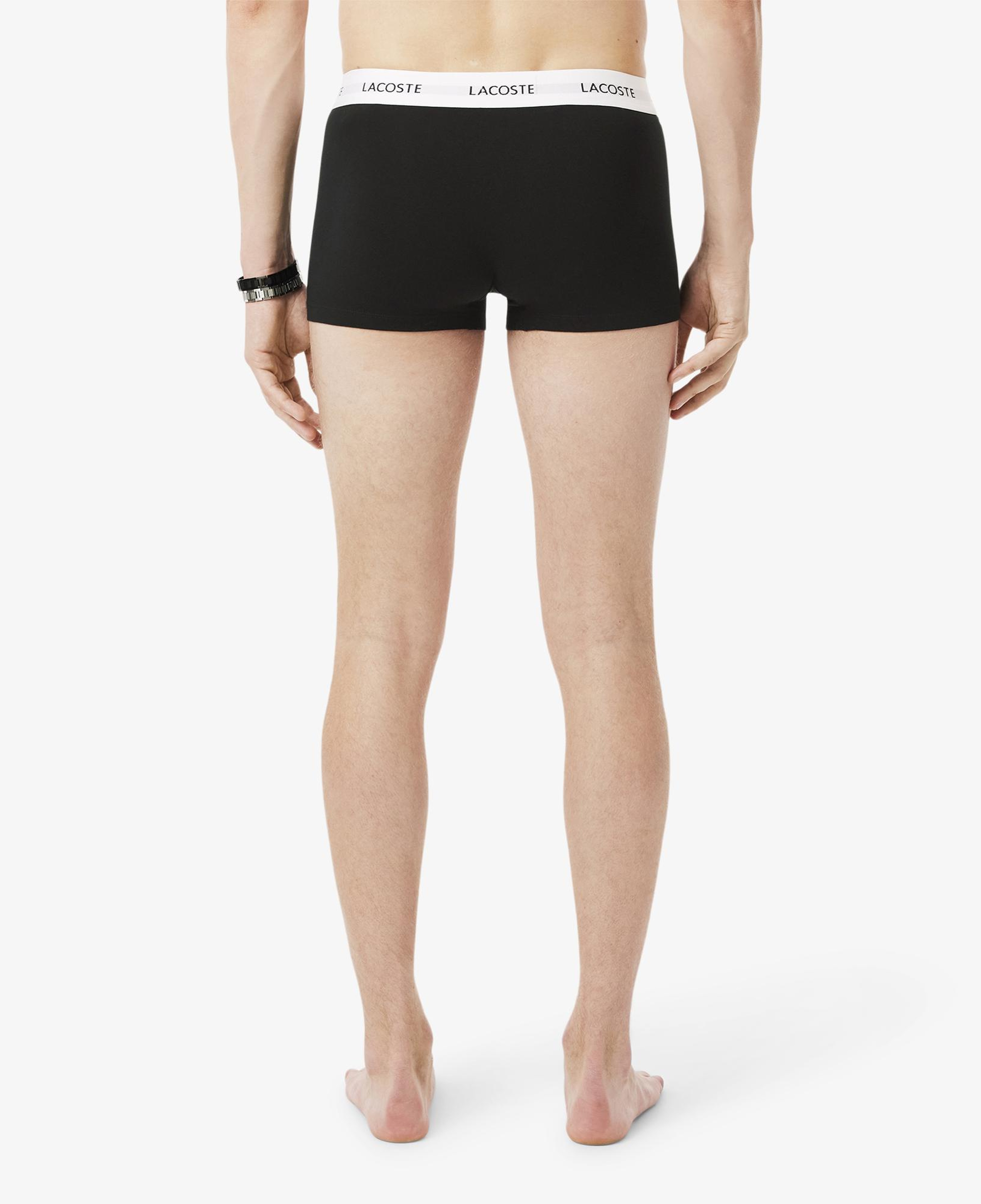 Lacoste Erkek 3'lü Siyah Boxer
