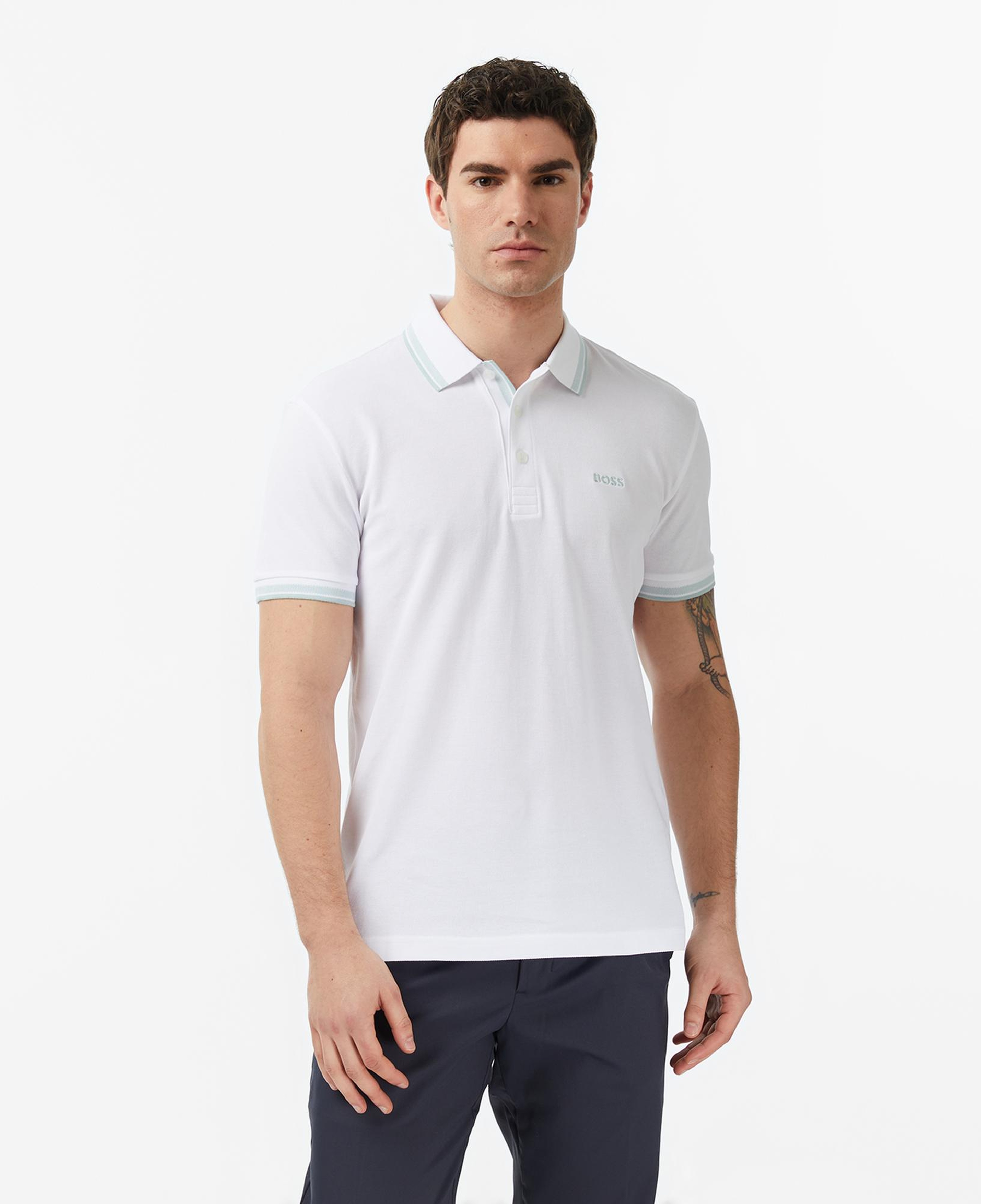 Boss Paddy Erkek Beyaz Polo