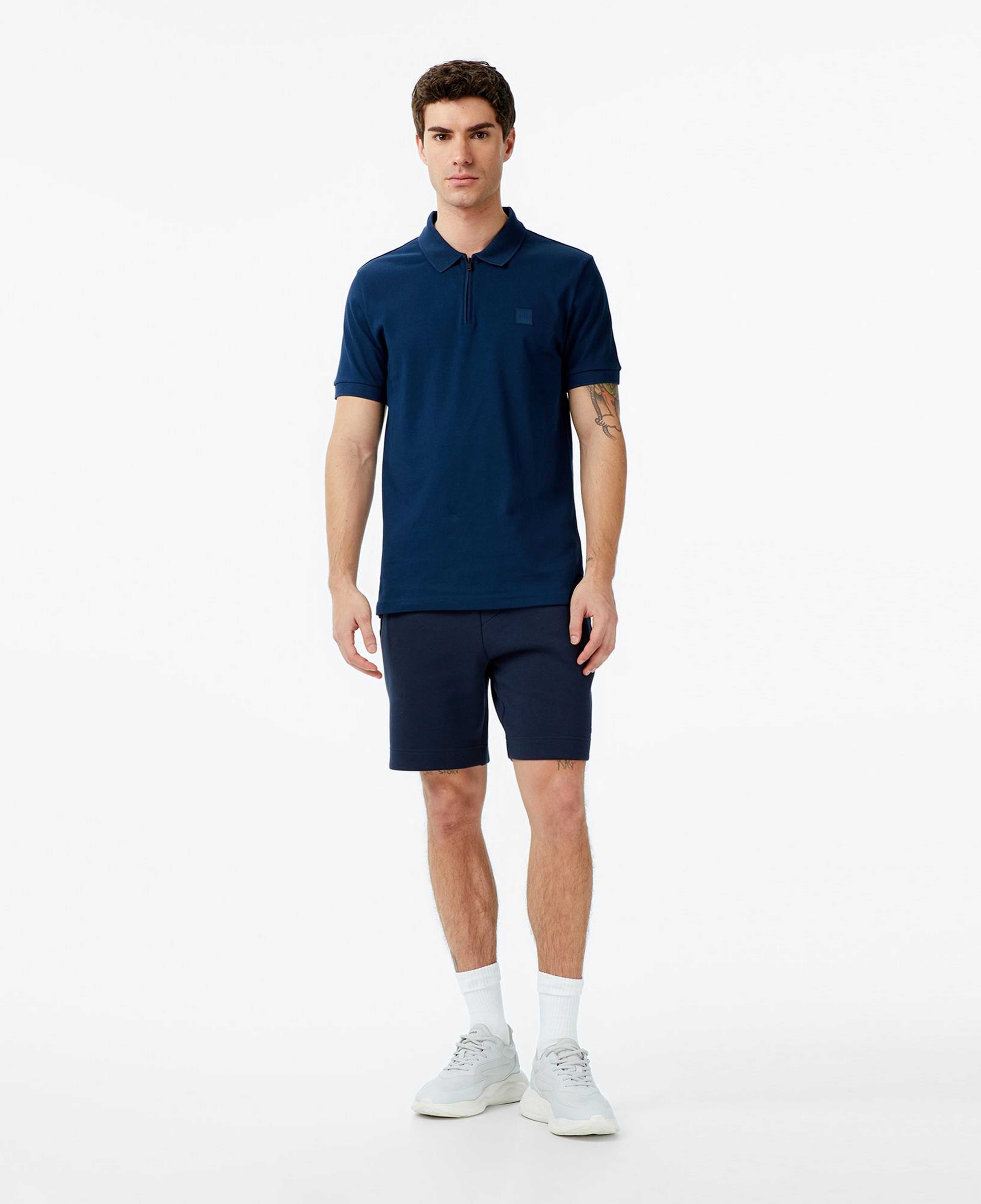 Boss Passerzip Erkek Mavi Polo