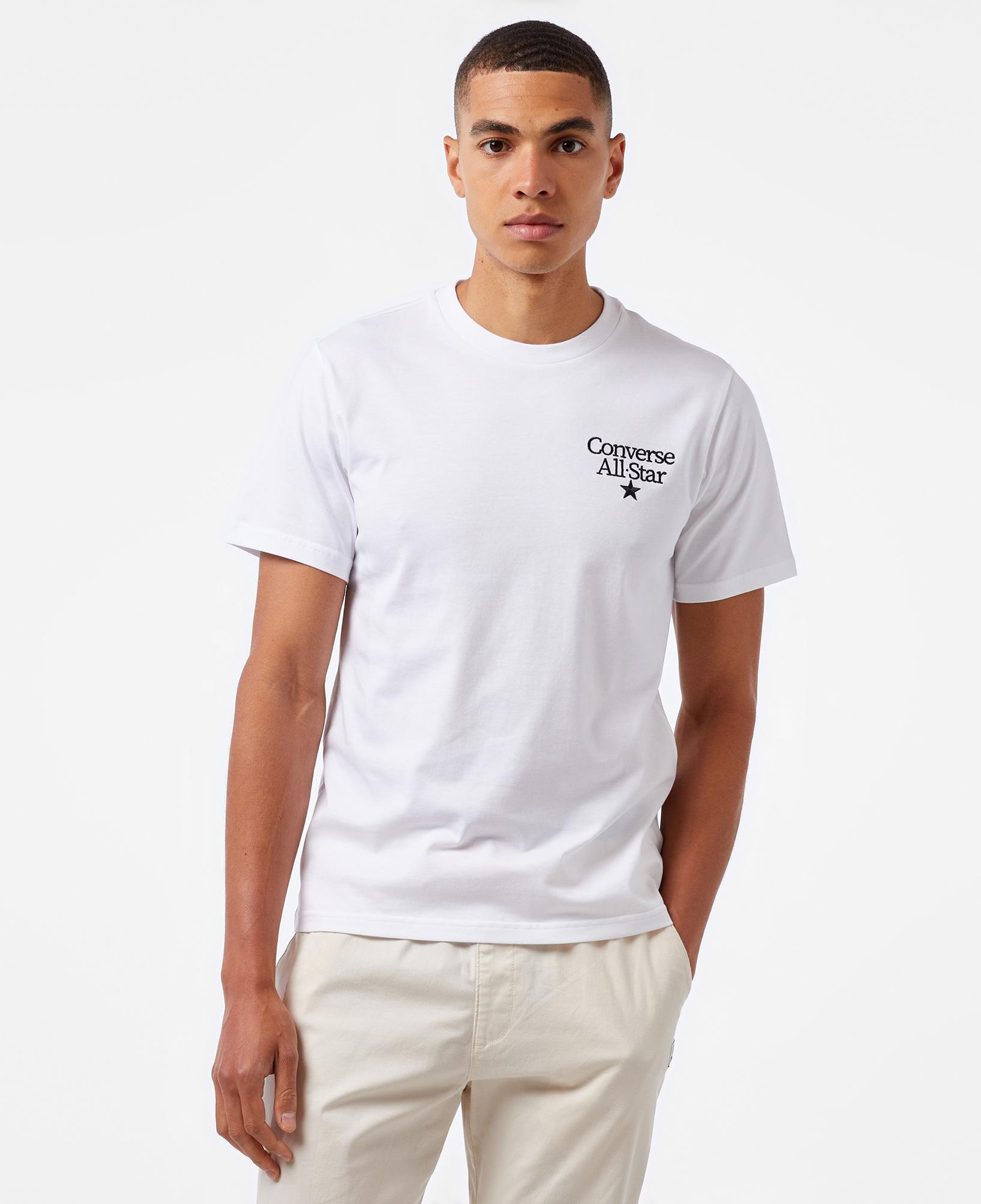 Converse All Star Erkek Beyaz T-Shirt