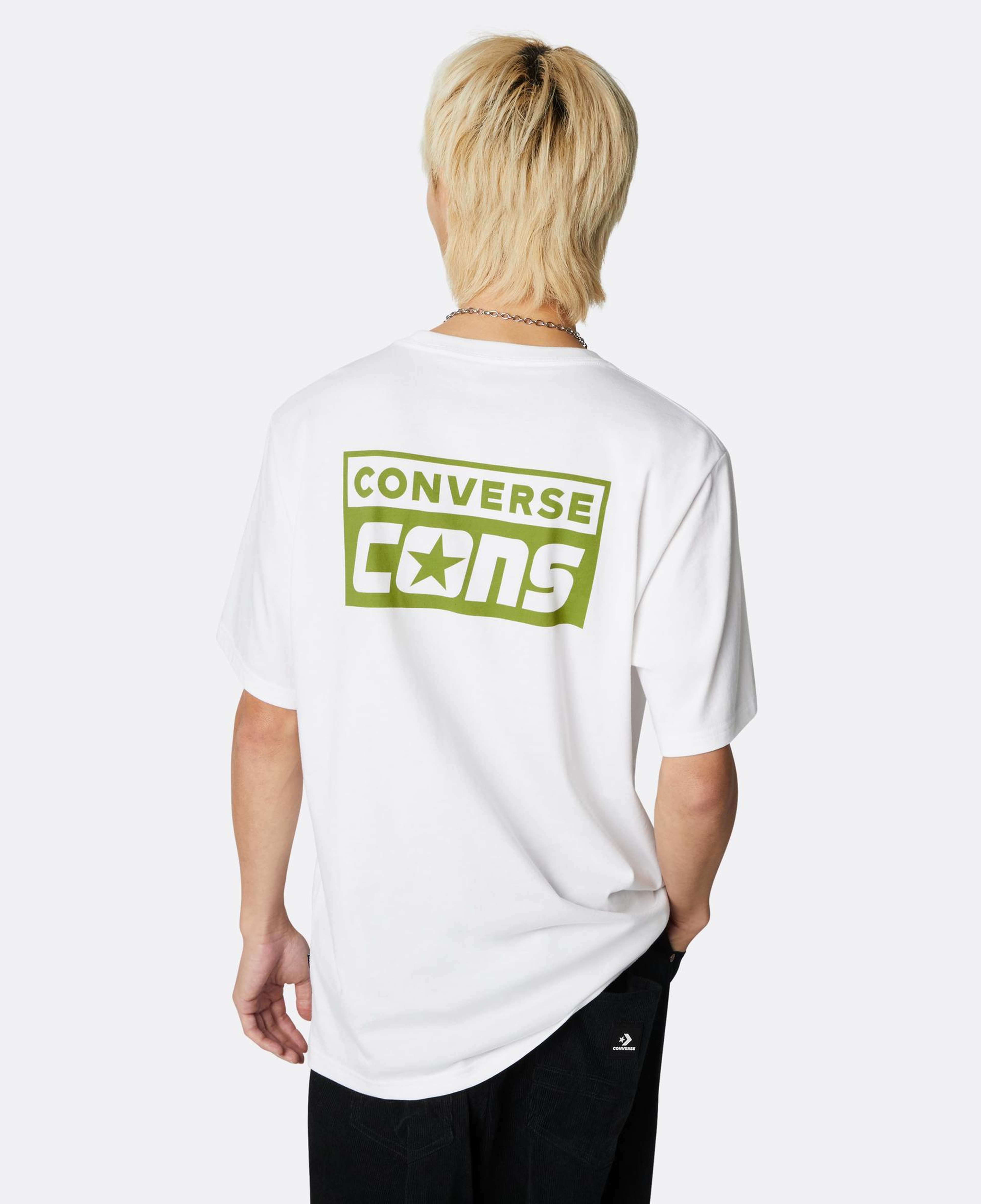 Converse Cons Graphic Erkek Beyaz T-Shirt