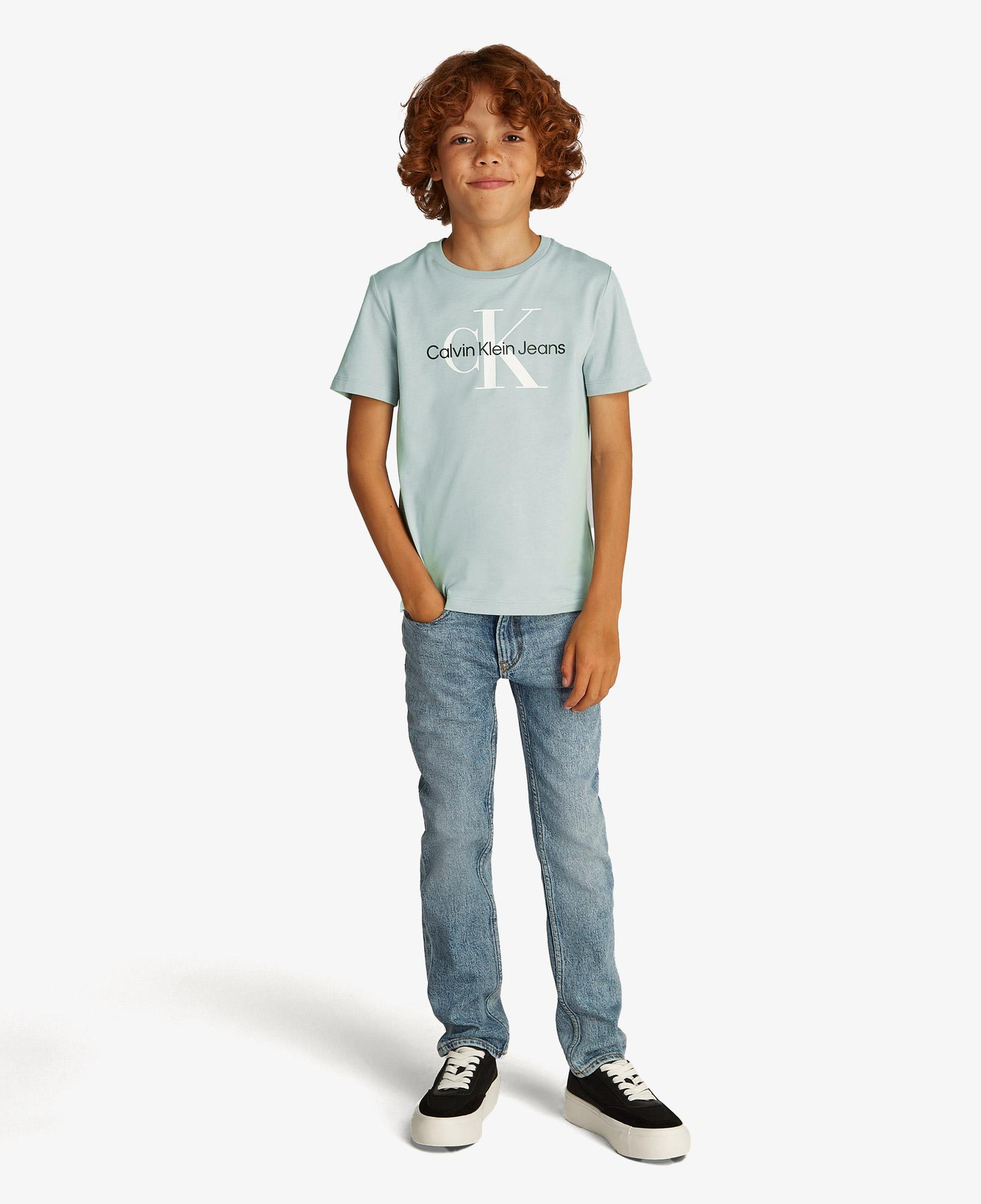 Calvin Klein Çocuk Mavi T-Shirt