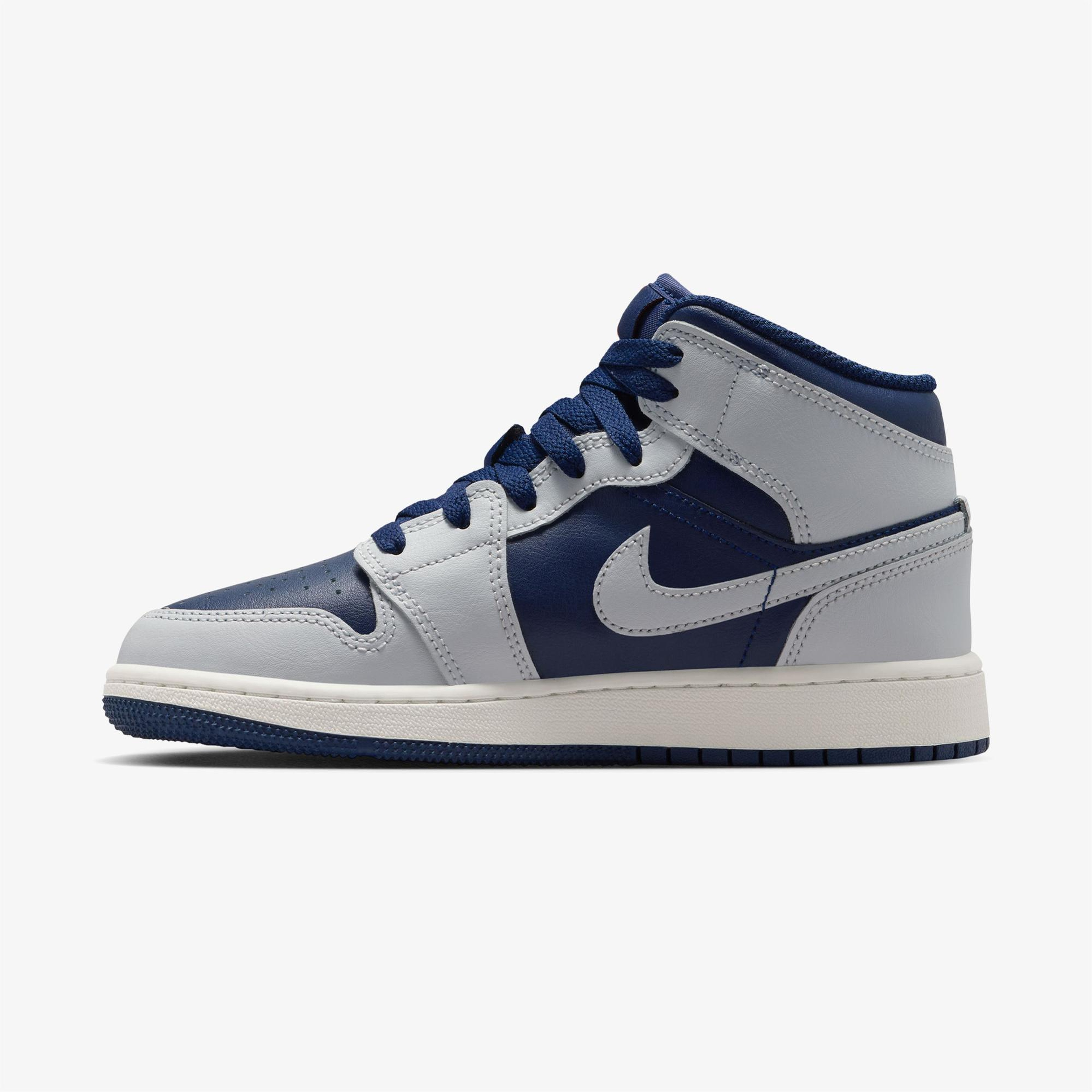 Jordan Air 1 Mid Mavi Spor Ayakkabı