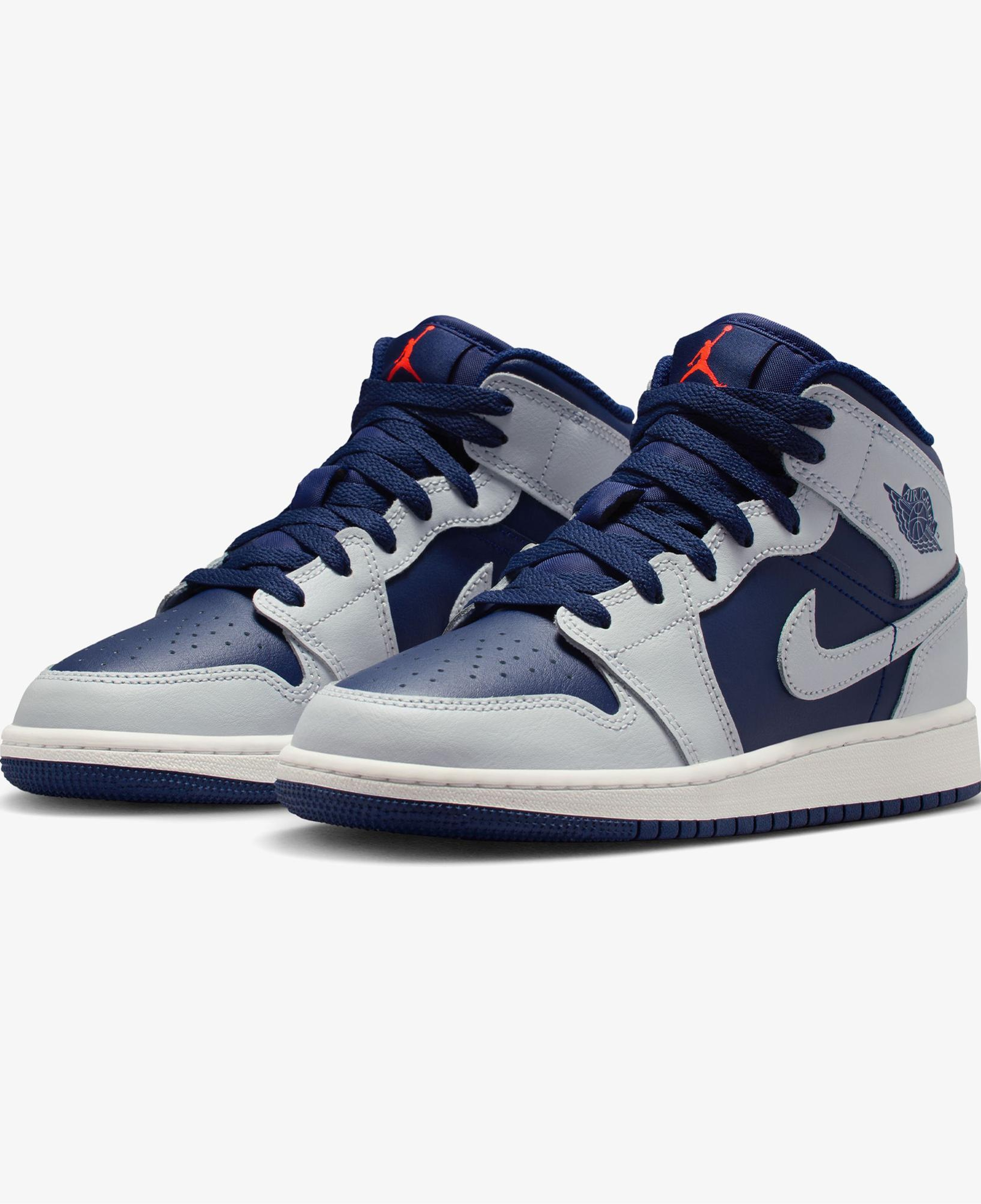 Jordan Air 1 Mid Mavi Spor Ayakkabı