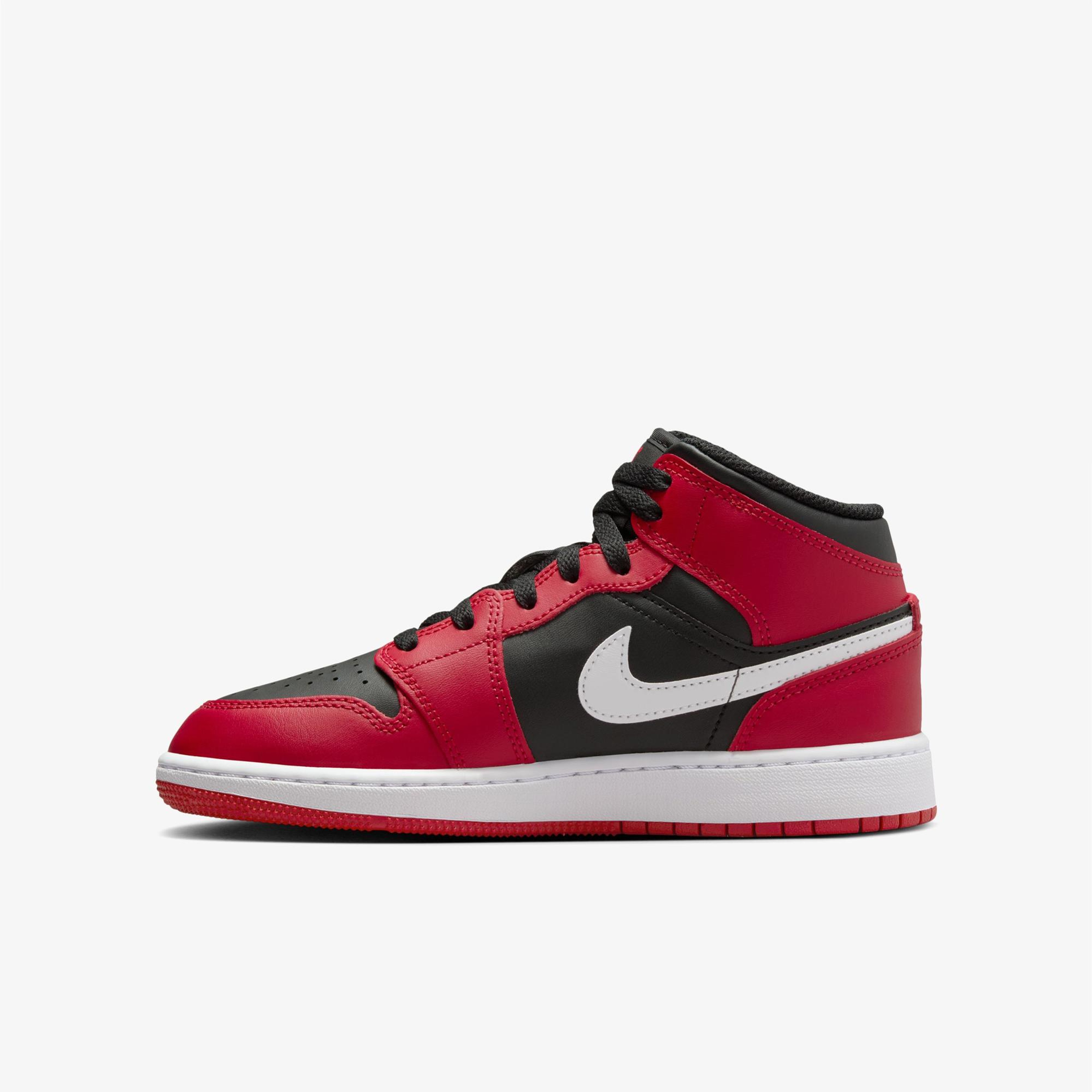 Jordan Air 1 Mid Kırmızı Spor Ayakkabı