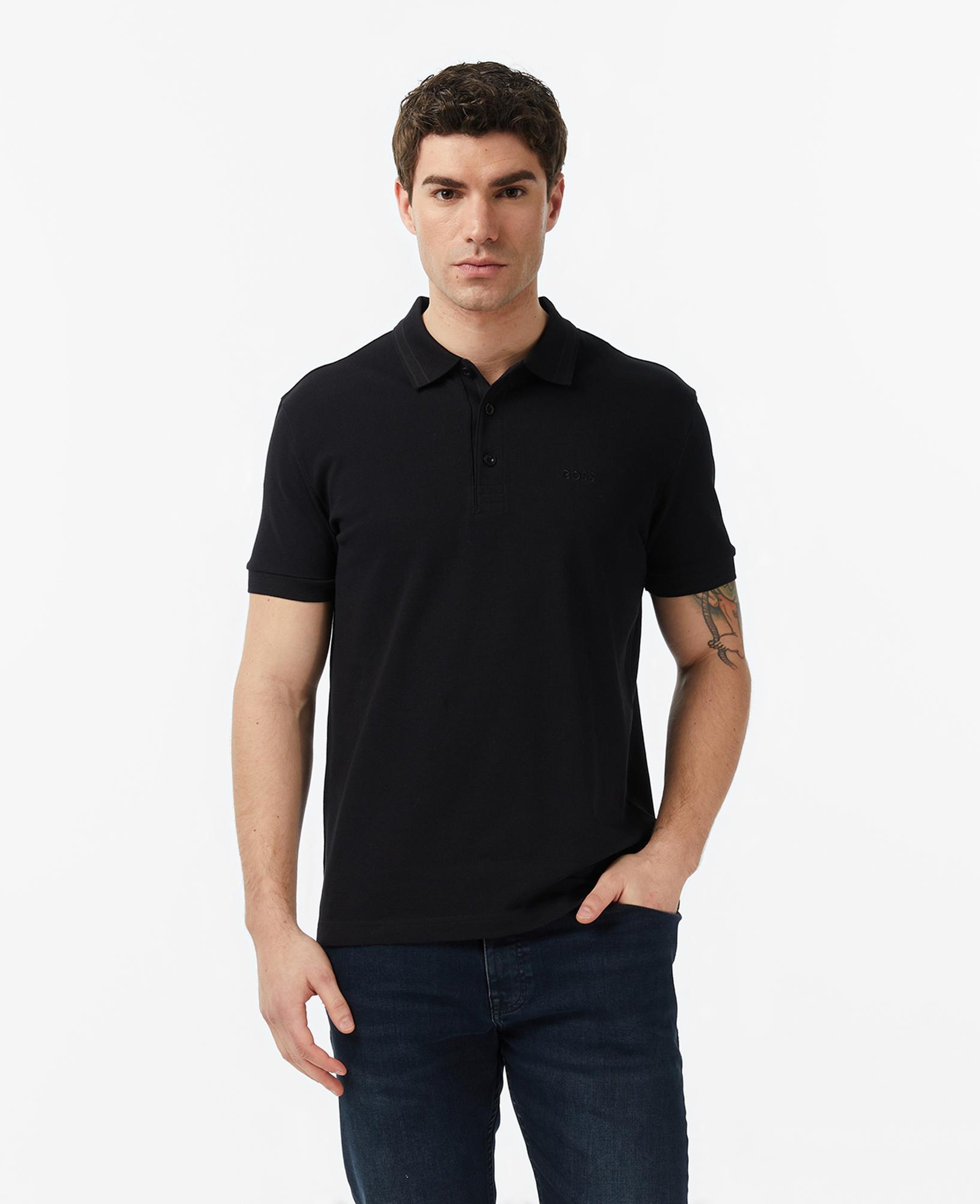 Boss Paddy Erkek Siyah Polo