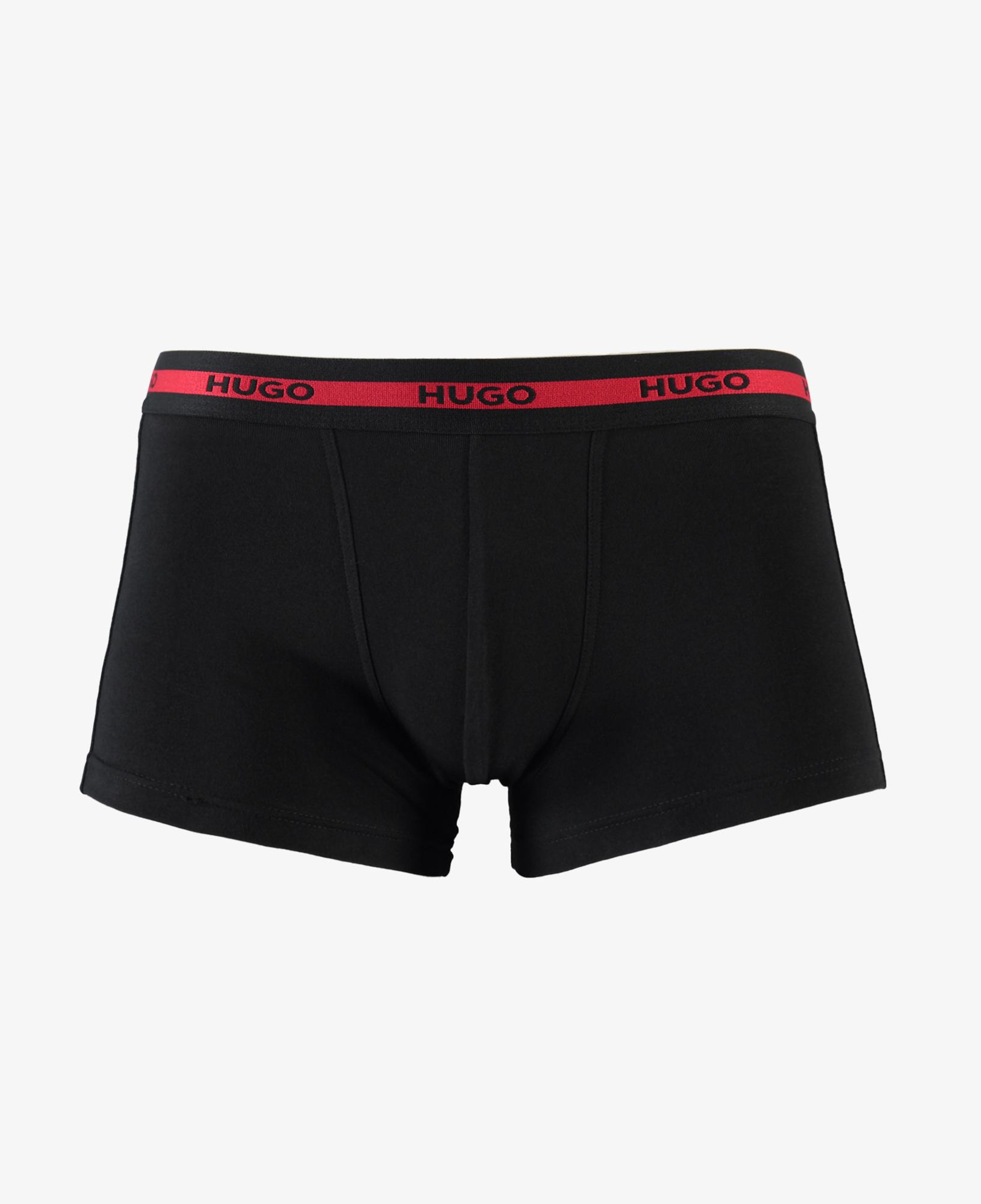 Hugo Trunk 3'Lü Erkek Siyah Boxer