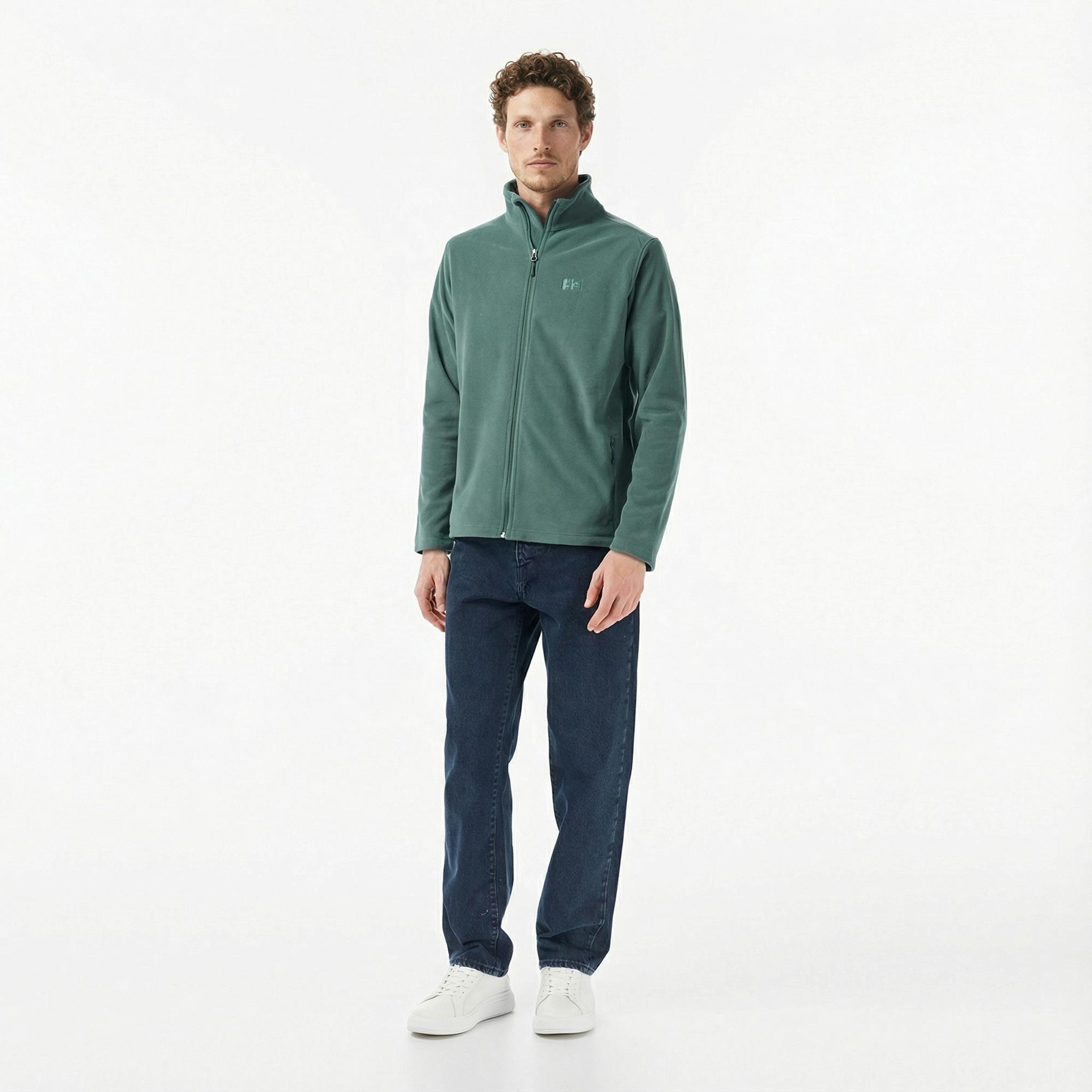 Helly Hansen Fullzip Polar Erkek Yeşil Ceket