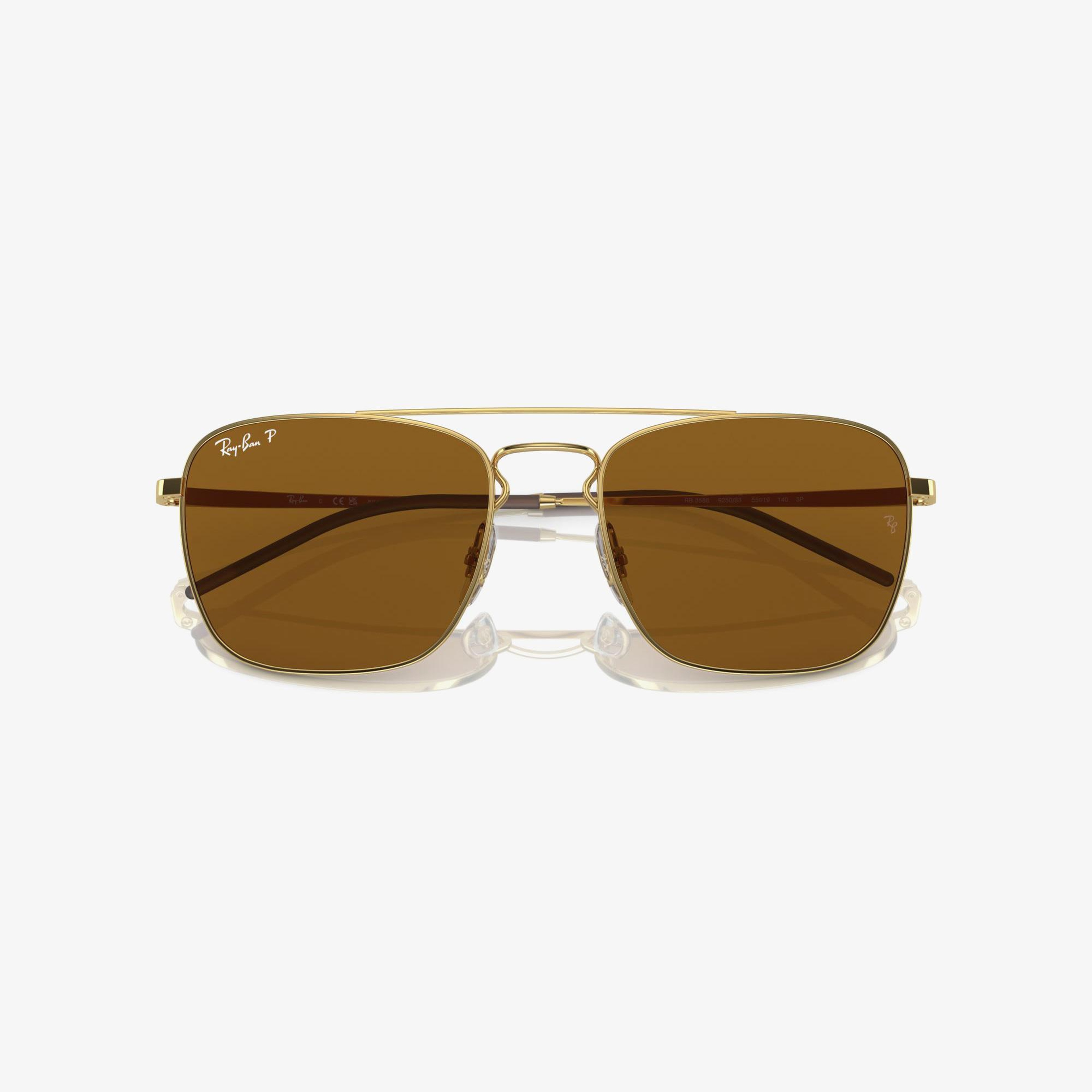 RAY-BAN 0RB3588 Erkek Altın Rengi Güneş Gözlüğü