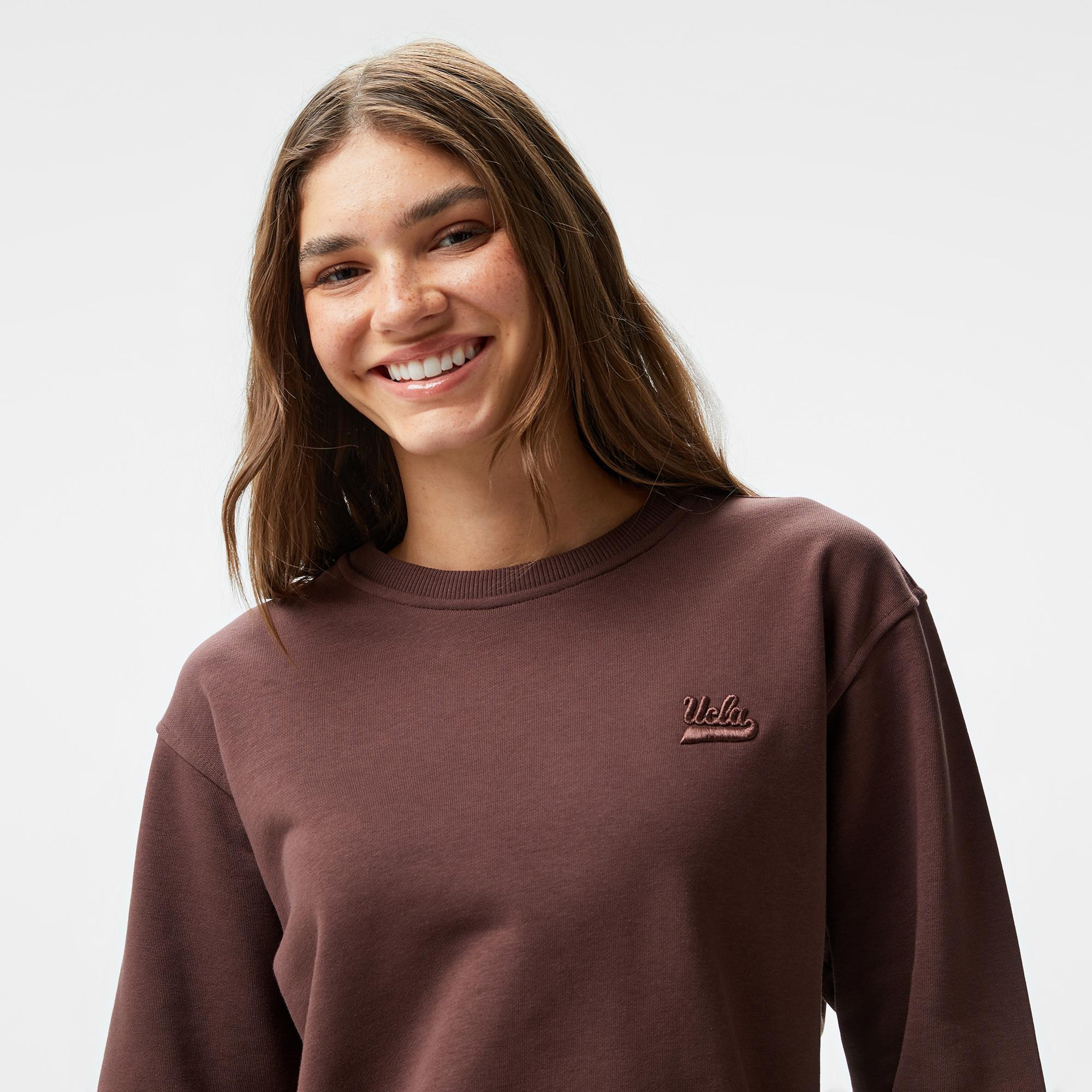 Ucla Sunniva Kadın Pembe Sweatshirt