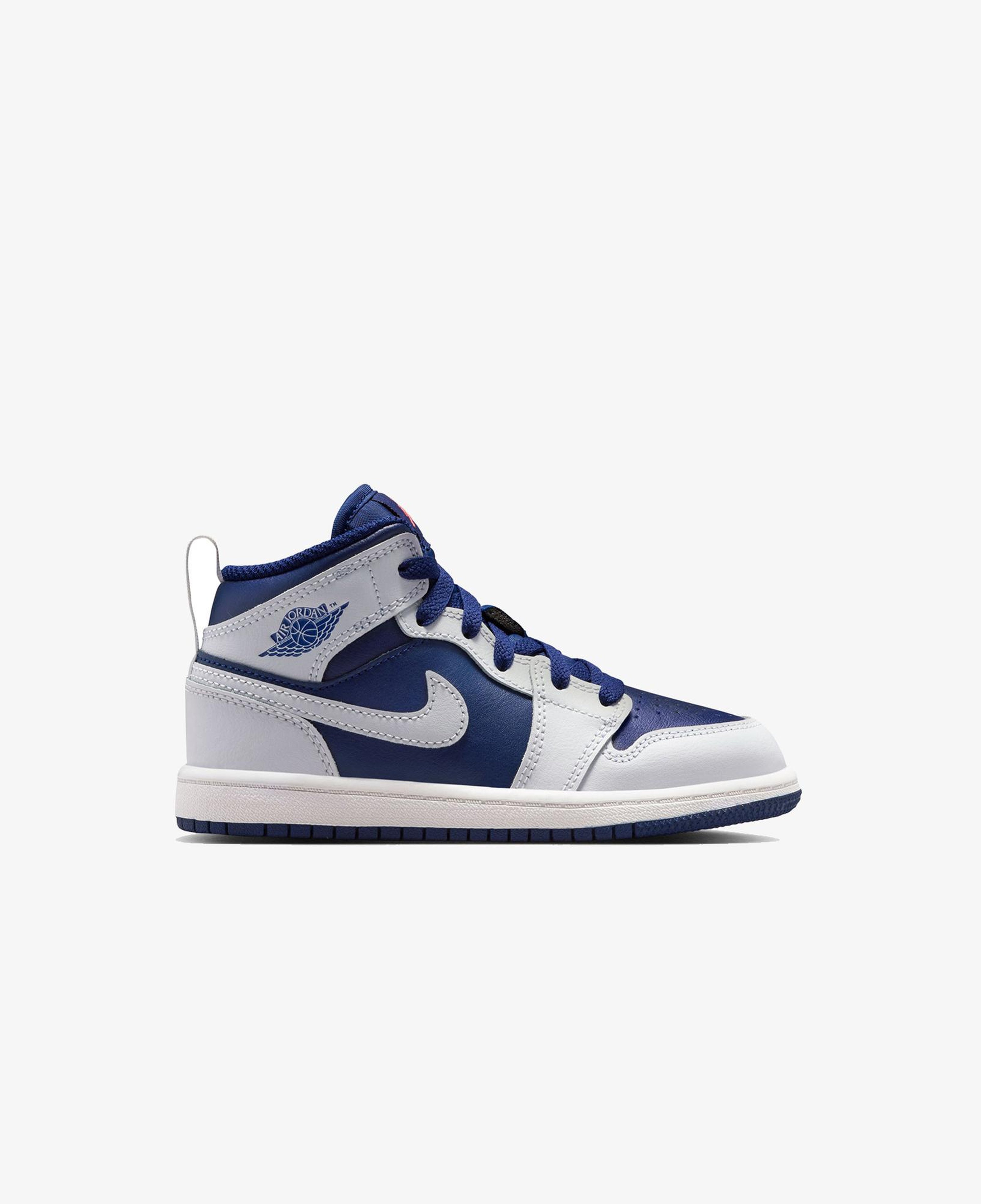 Jordan 1 Mid Çocuk Mavi Spor Ayakkabı