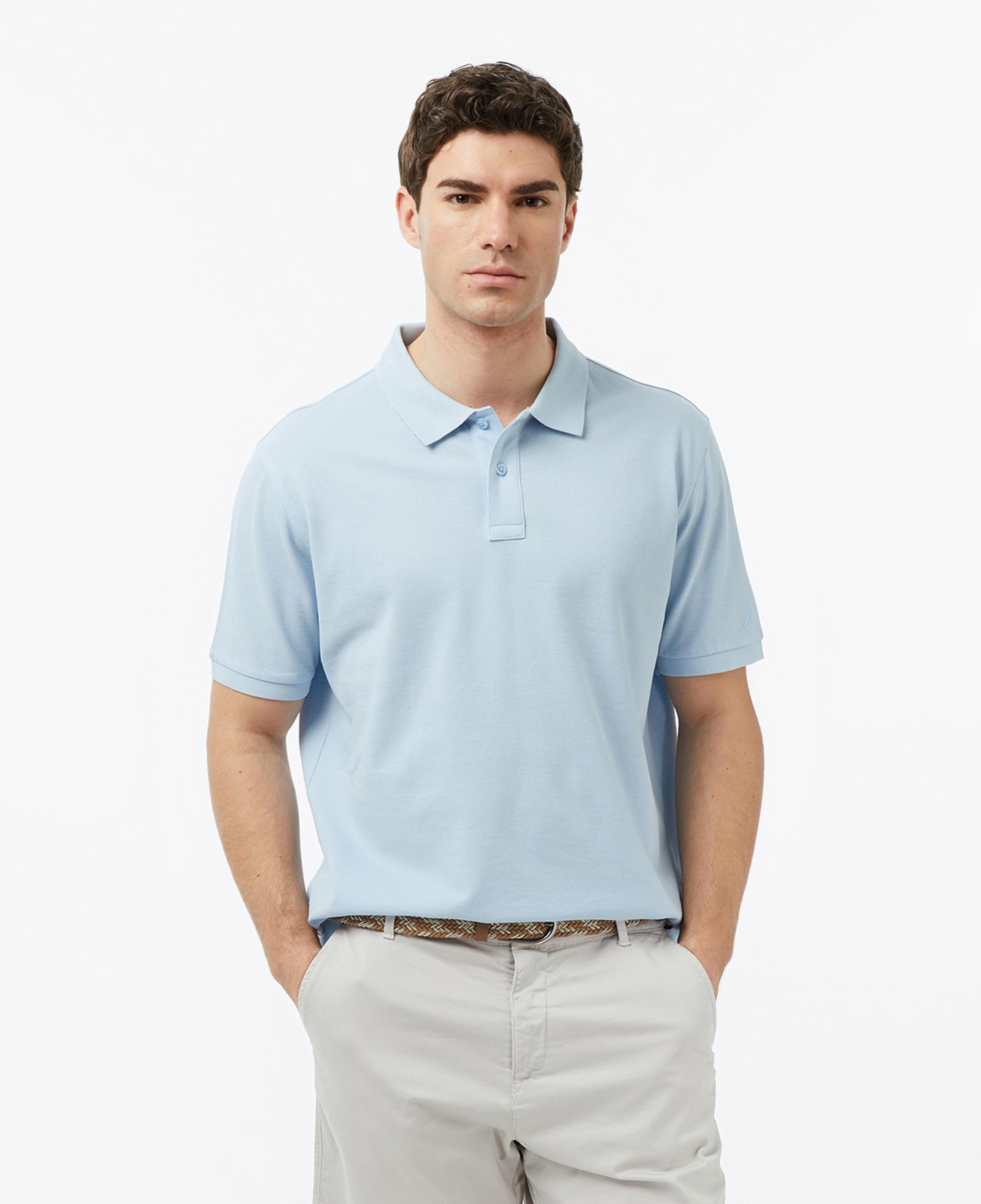 Nautica Erkek Mavi Regular Fit Polo Yaka T-Shirt