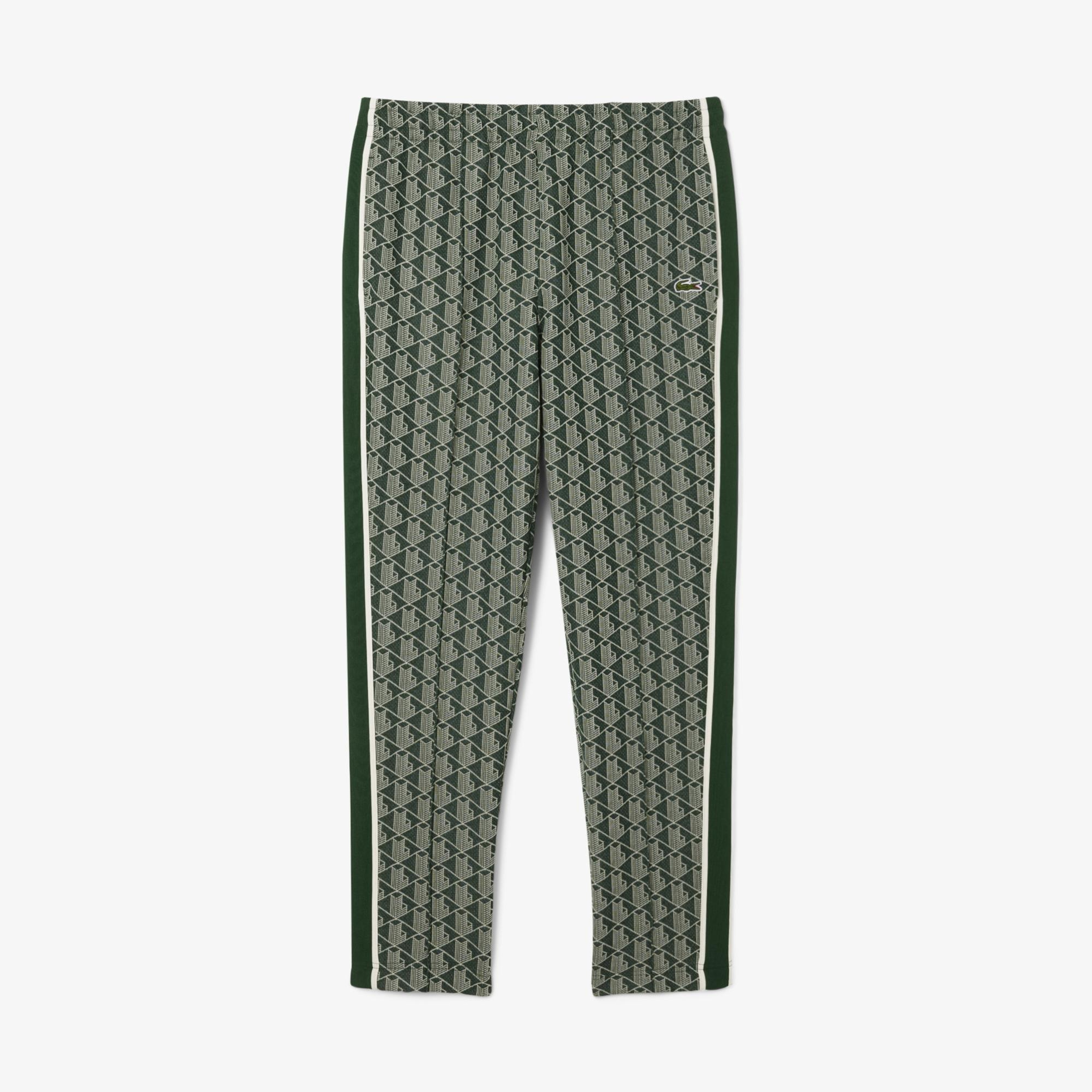 Lacoste Paris Erkek Regular Fit Monogram Yeşil Eşofman Altı