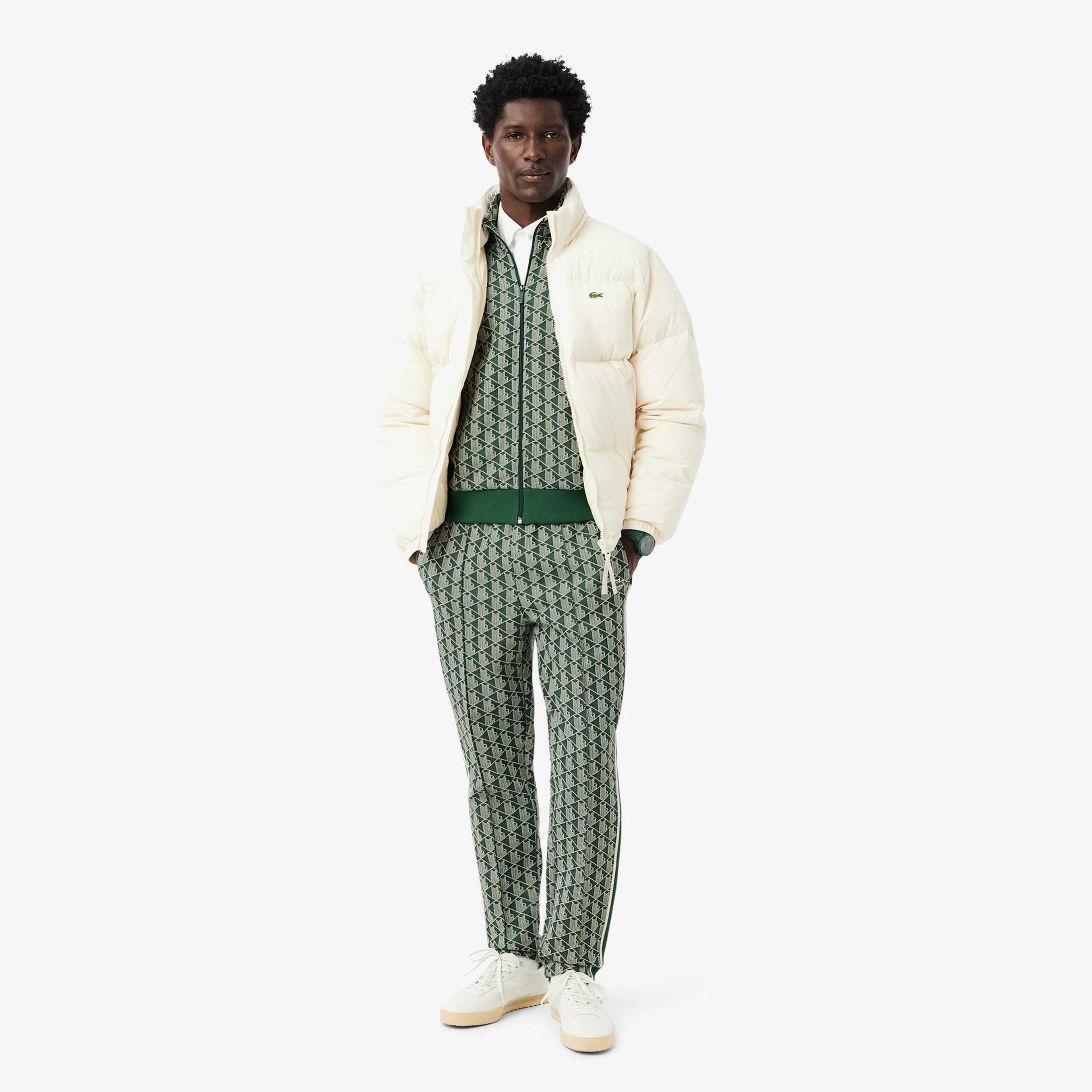 Lacoste Paris Erkek Regular Fit Monogram Yeşil Eşofman Altı